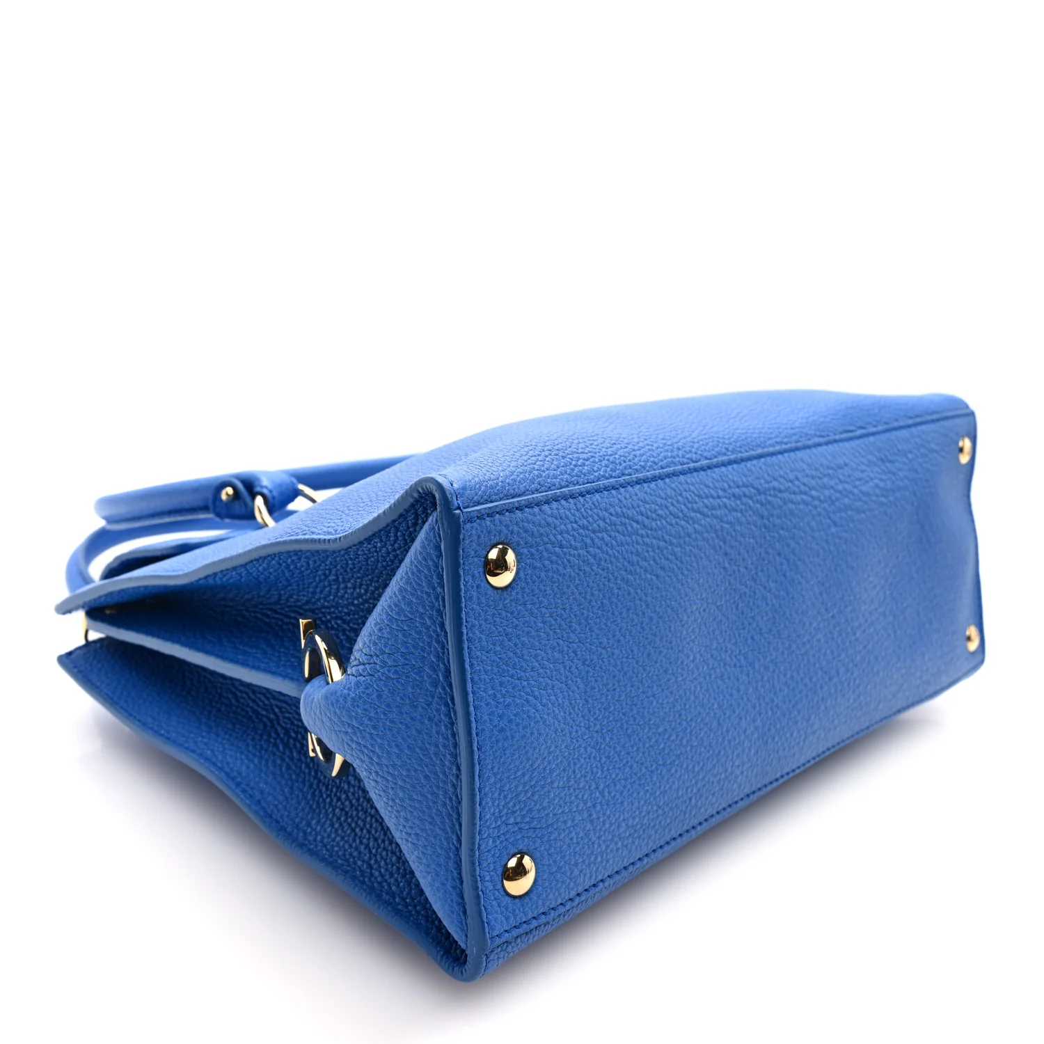 Calfskin Lotty Satchel Bleu Indien - Top Club