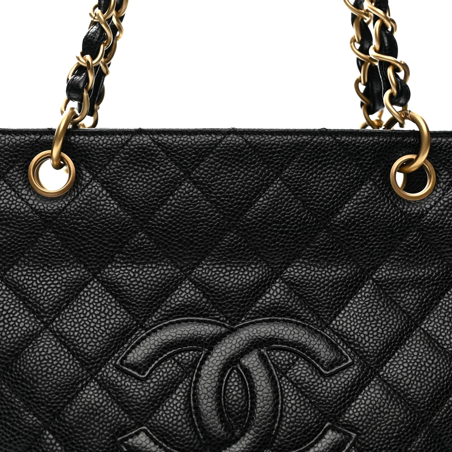 Caviar Quilted Petit Timeless Tote PTT Black - Top Club