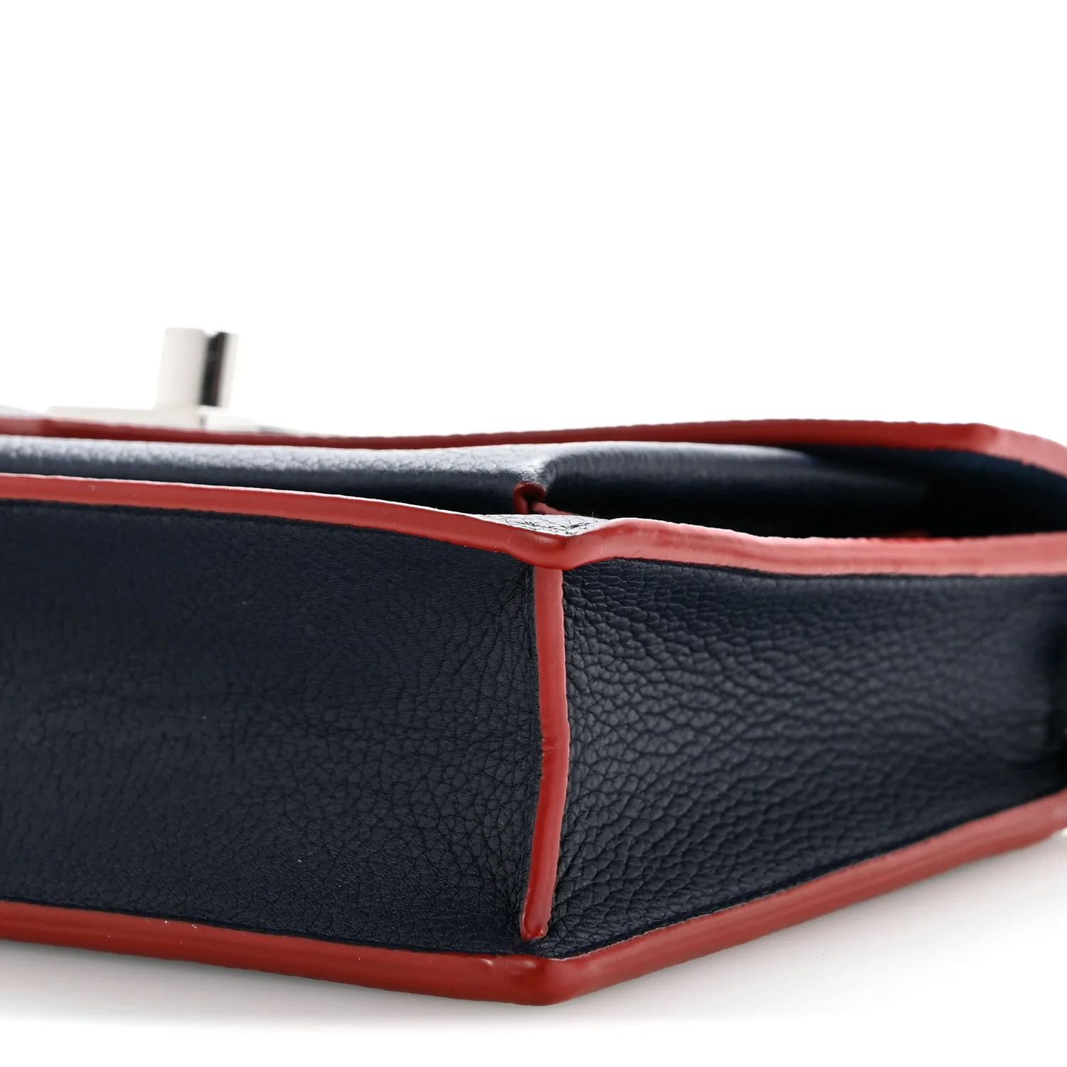 Soft Calfskin My Lockme Chain Pochette Marine Rouge - Top Club