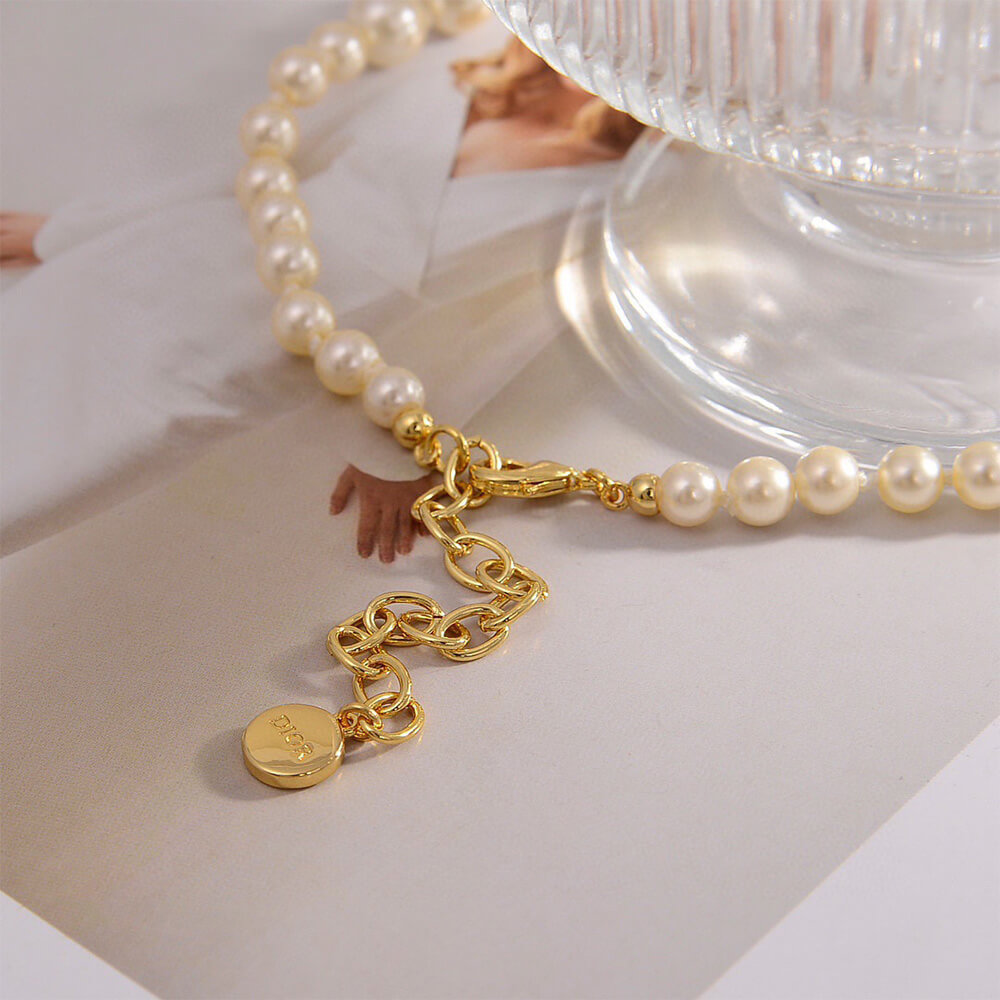 DIOR PEARL NECKLACE - Top Club