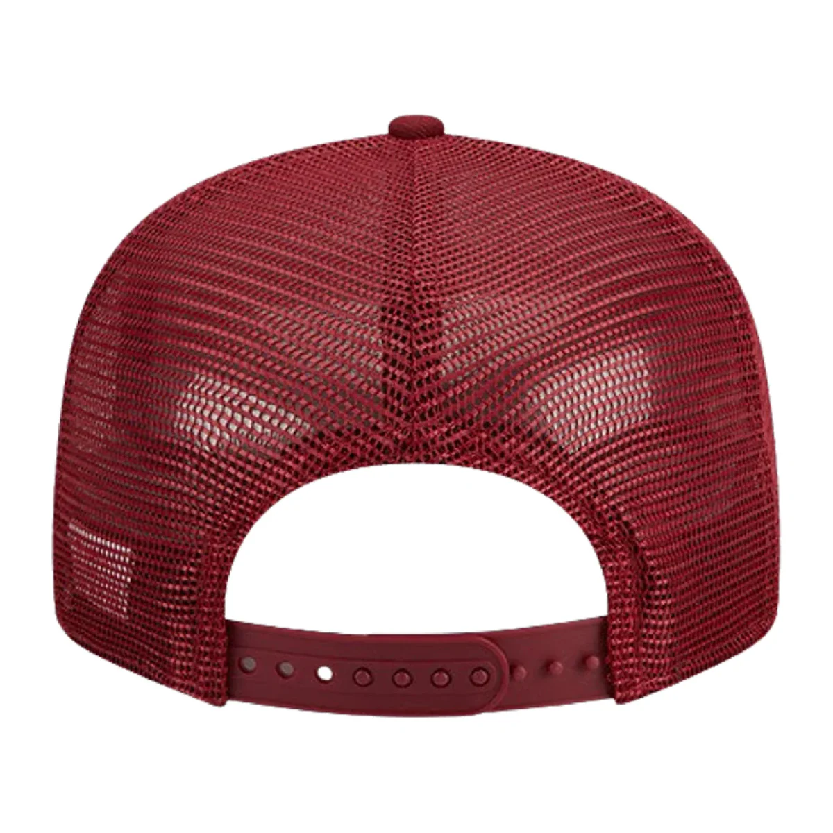 New Era Florida State Seminoles Patch 9Fifty Flat Bill Snapback Trucker Cap - Grey/Garnet - MoB Apparel