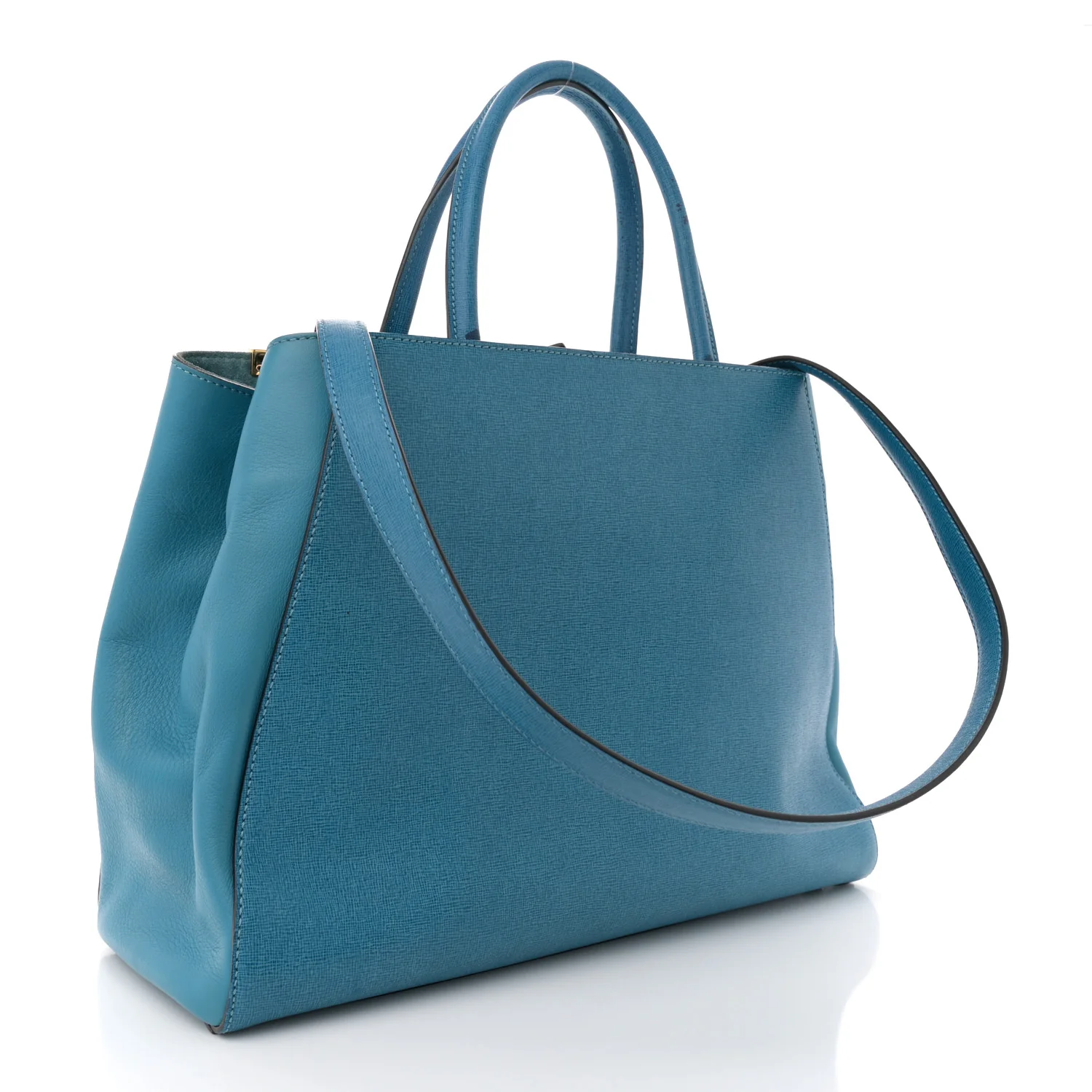 Vitello Elite Regular 2Jours Tote Blue Cobalto - Top Club