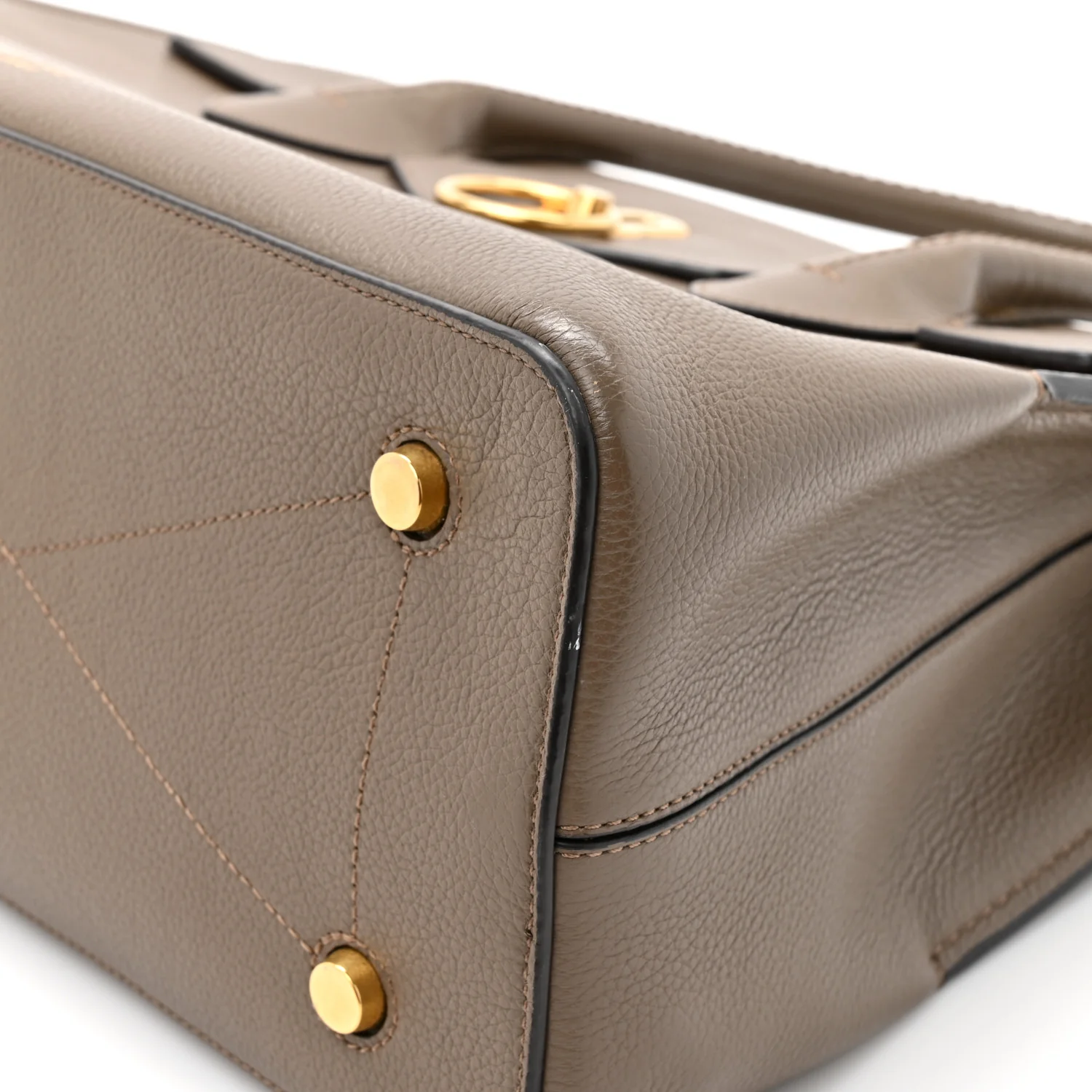 Small Classic Grain Calfskin Seaton Clay - Top Club
