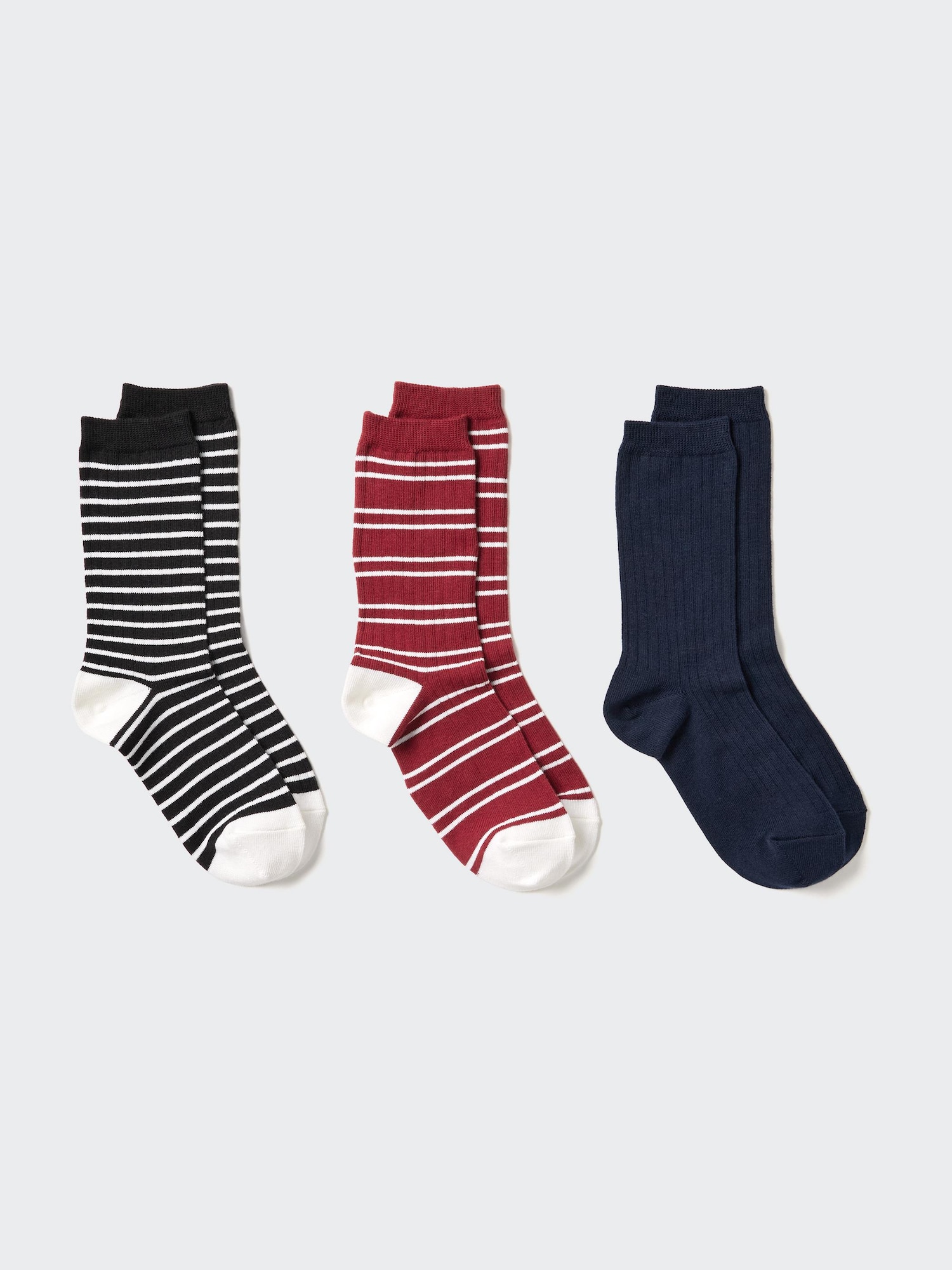 Socks 3 Pairs Stripe