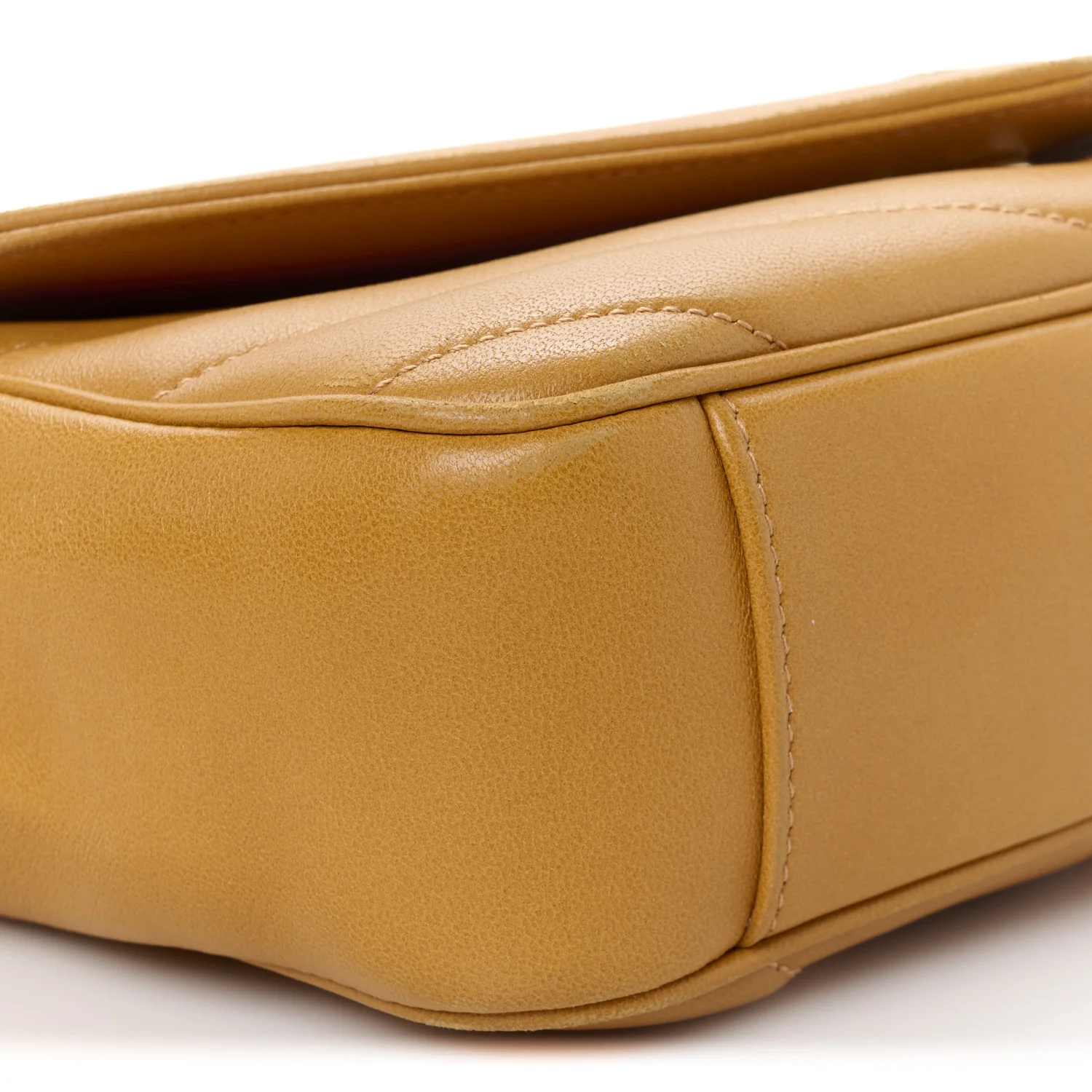 Lambskin Chevron Quilted Small Loulou Bag Sunflower - Top Club