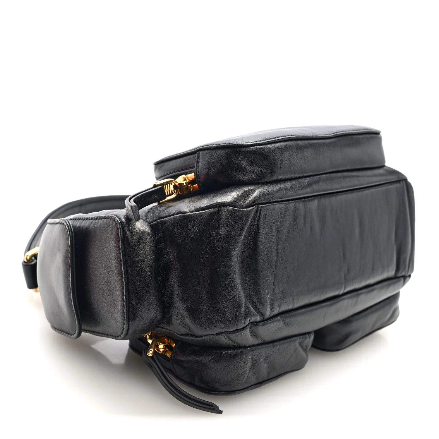 Nappa Multi Pocket Hobo Black - Top Club