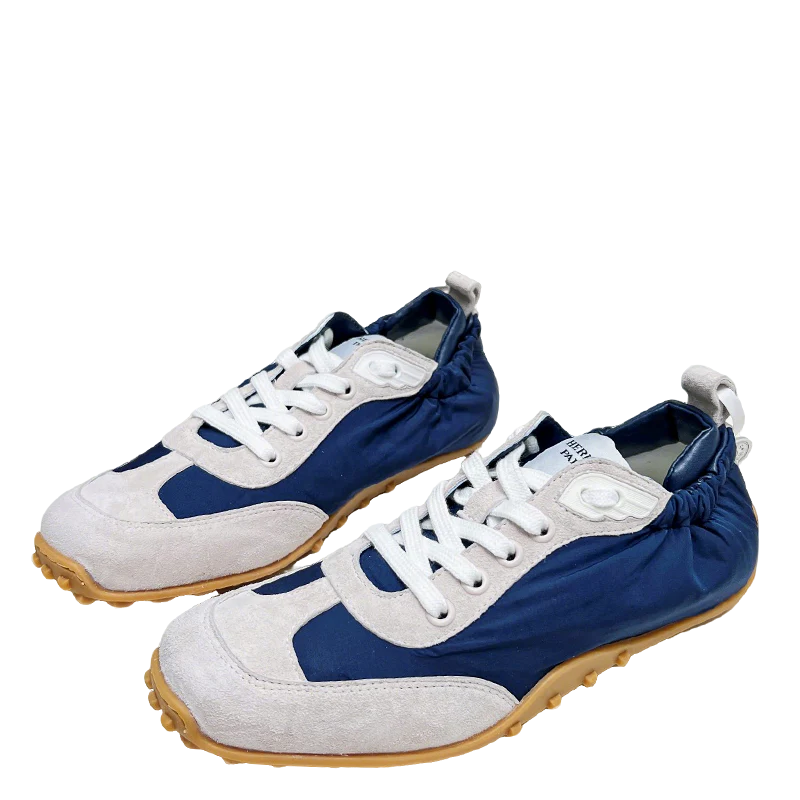 Hermès Unisex Blue And White Sneakers For Luxury Casual Comfort - Sneaker Replica Workshop