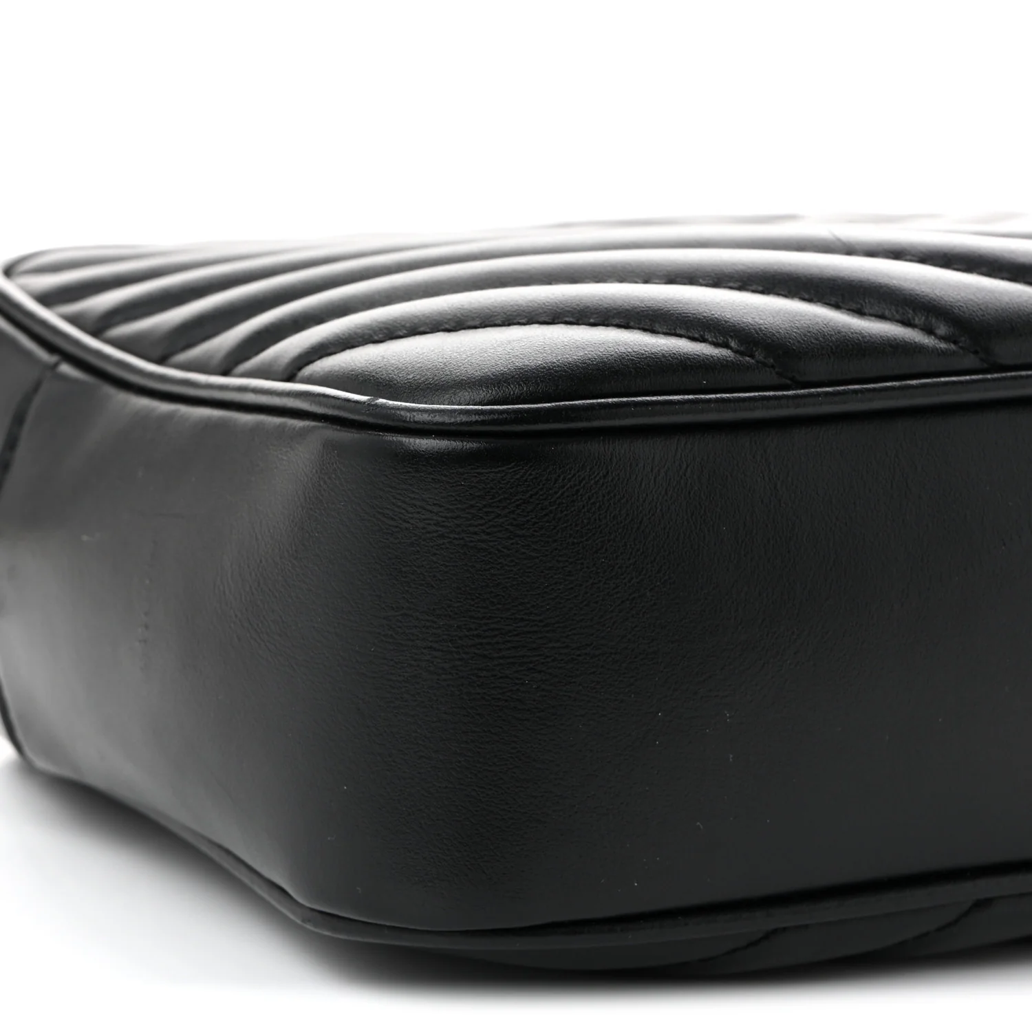 Calfskin Matelasse Monogram Monochrome Lou Camera Bag Black - Top Club