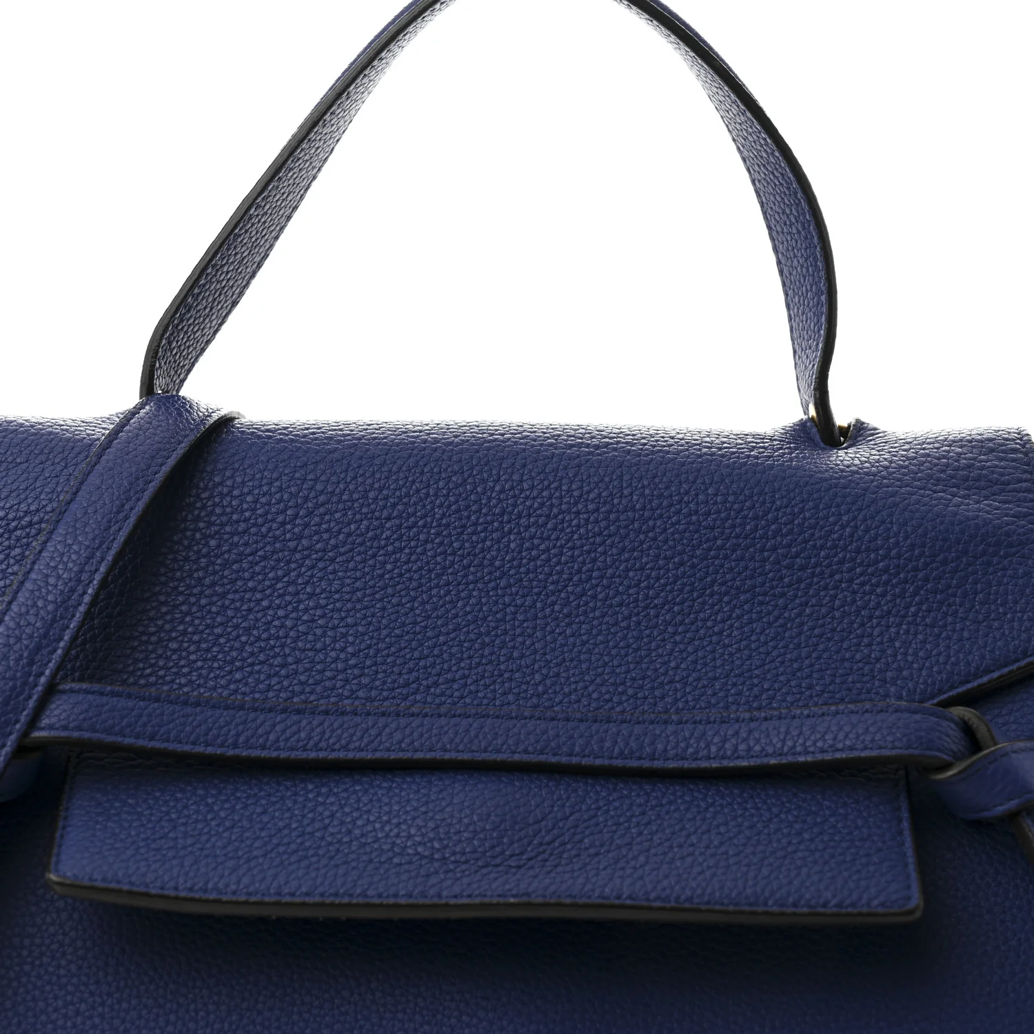 Grained Calfskin Mini Belt Bag Indigo - Top Club