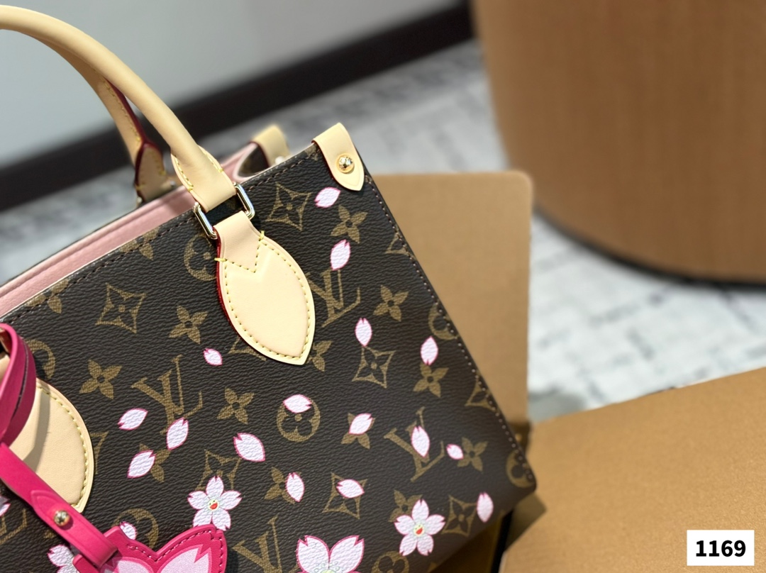 Louis new arrival flower onthego tote bag size:25 cm - Top Club