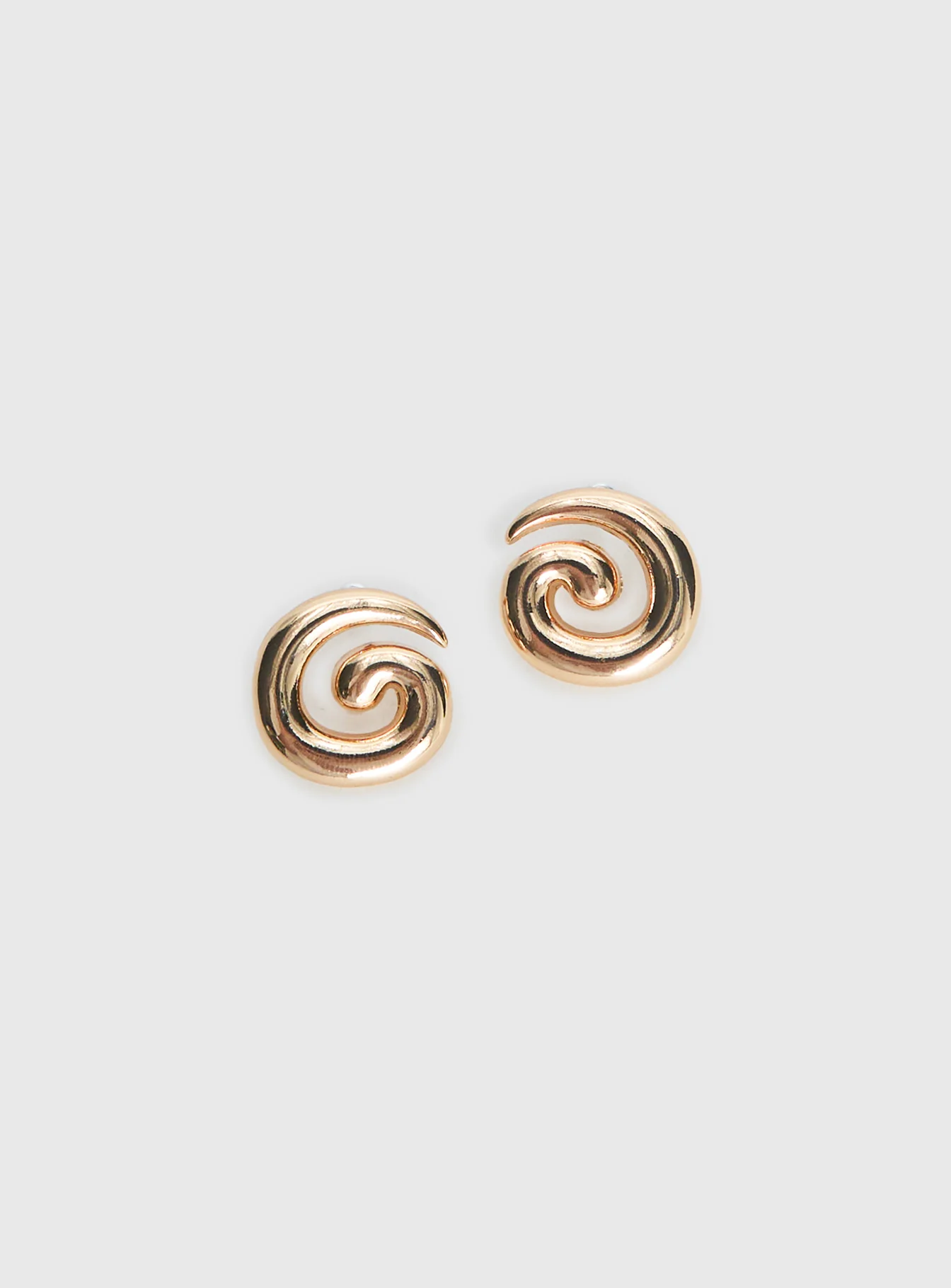 Sold On You Spiral Earrings Gold