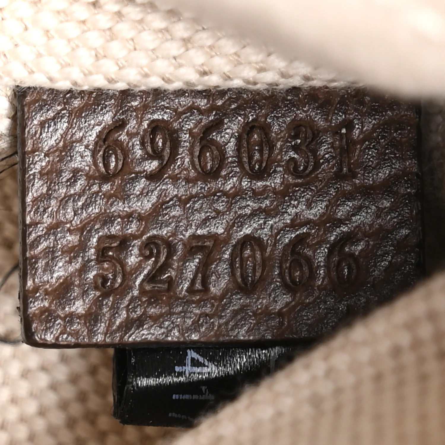Monogram Jumbo GG Textured Dollar Calfskin Web Belt Bag Camel Ebony New Acero - Top Club