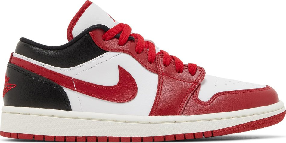 Wmns Air Jordan 1 Low  White Gym Red  DC0774-160 - Sneaker Replica Workshop