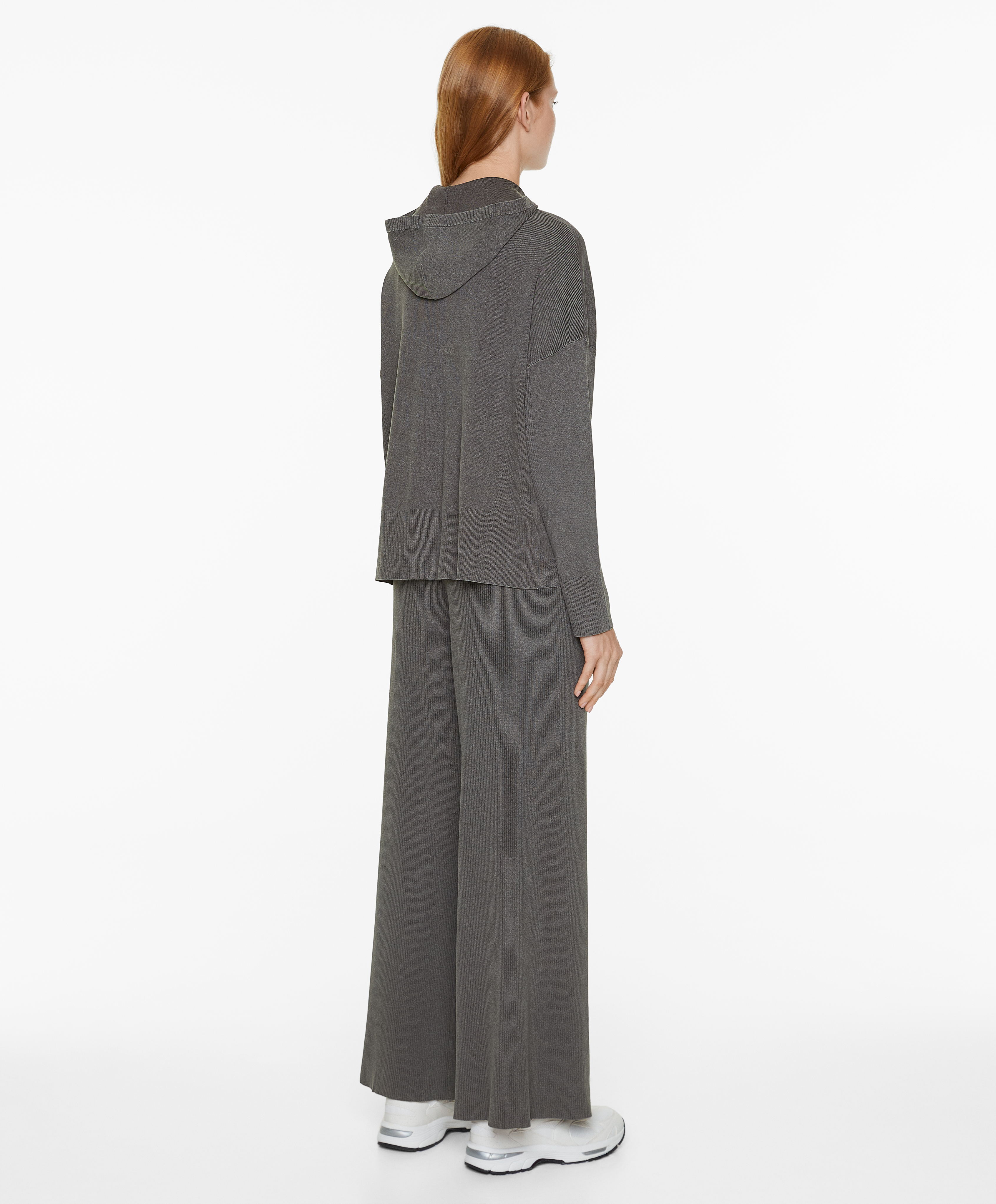 OYSHO Hooded knit sweatshirt