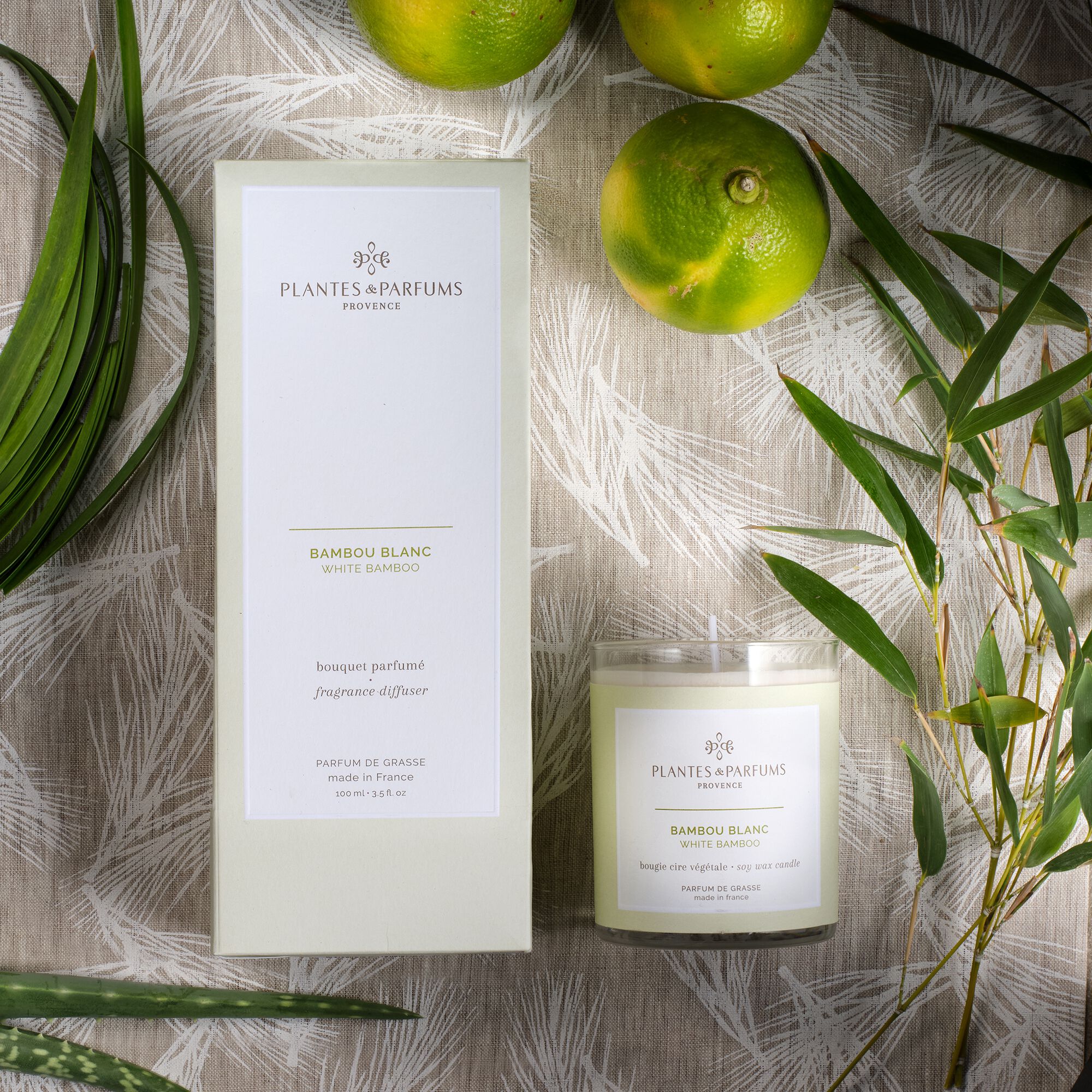 MANON - Diffuseur de parfum senteur Bambou Blanc 100ml