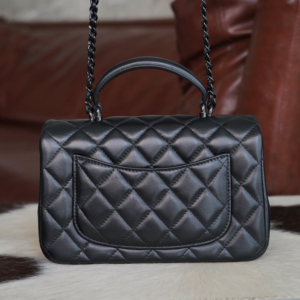 Chanel Mini Flap with Top Handle(HIGH-END GRADE) - Top Club