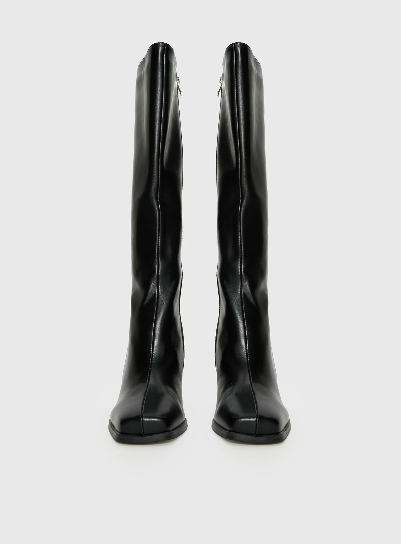 Renzo Knee High Boots Black