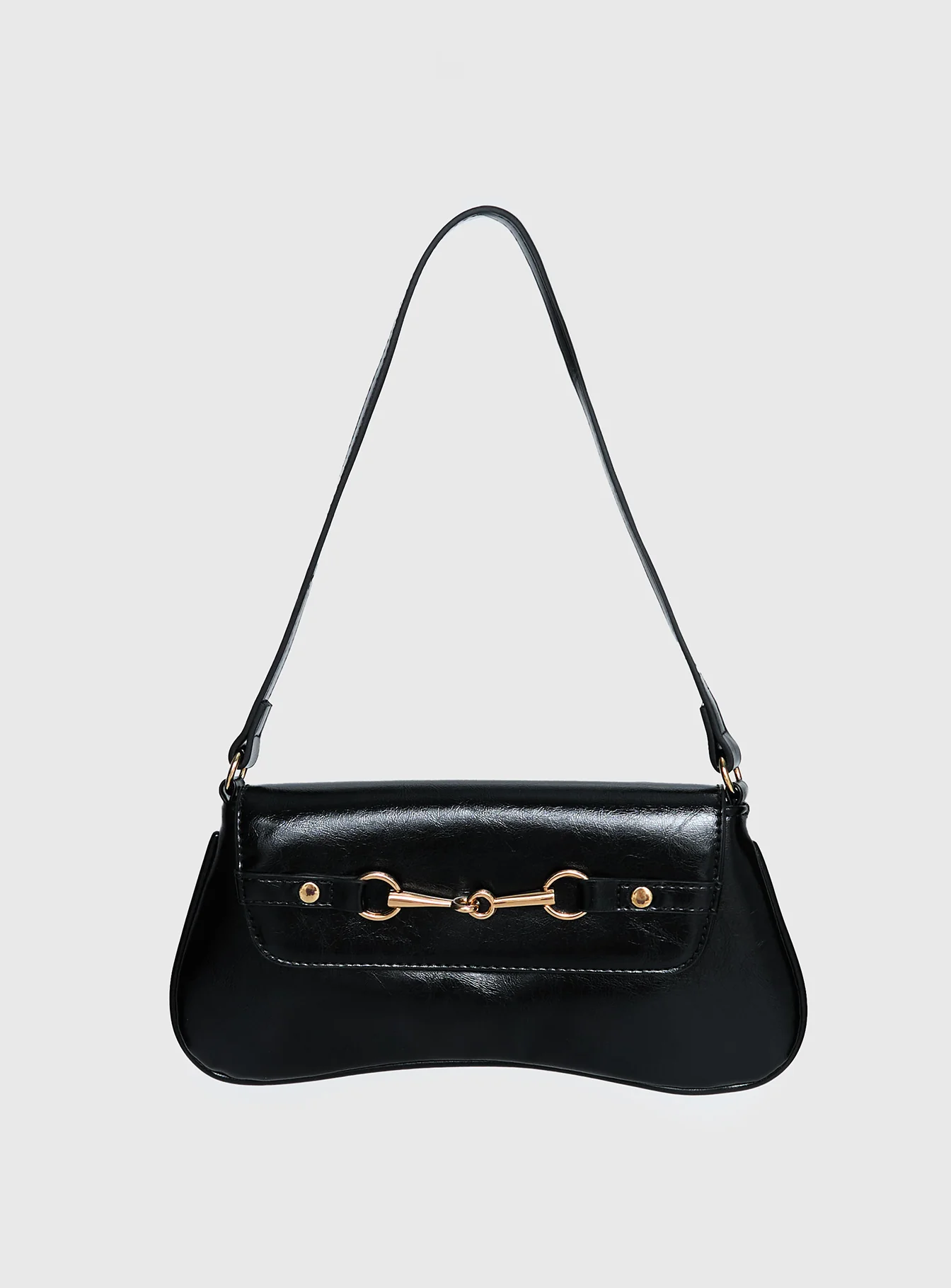 Pulse Shoulder Bag Black / Gold