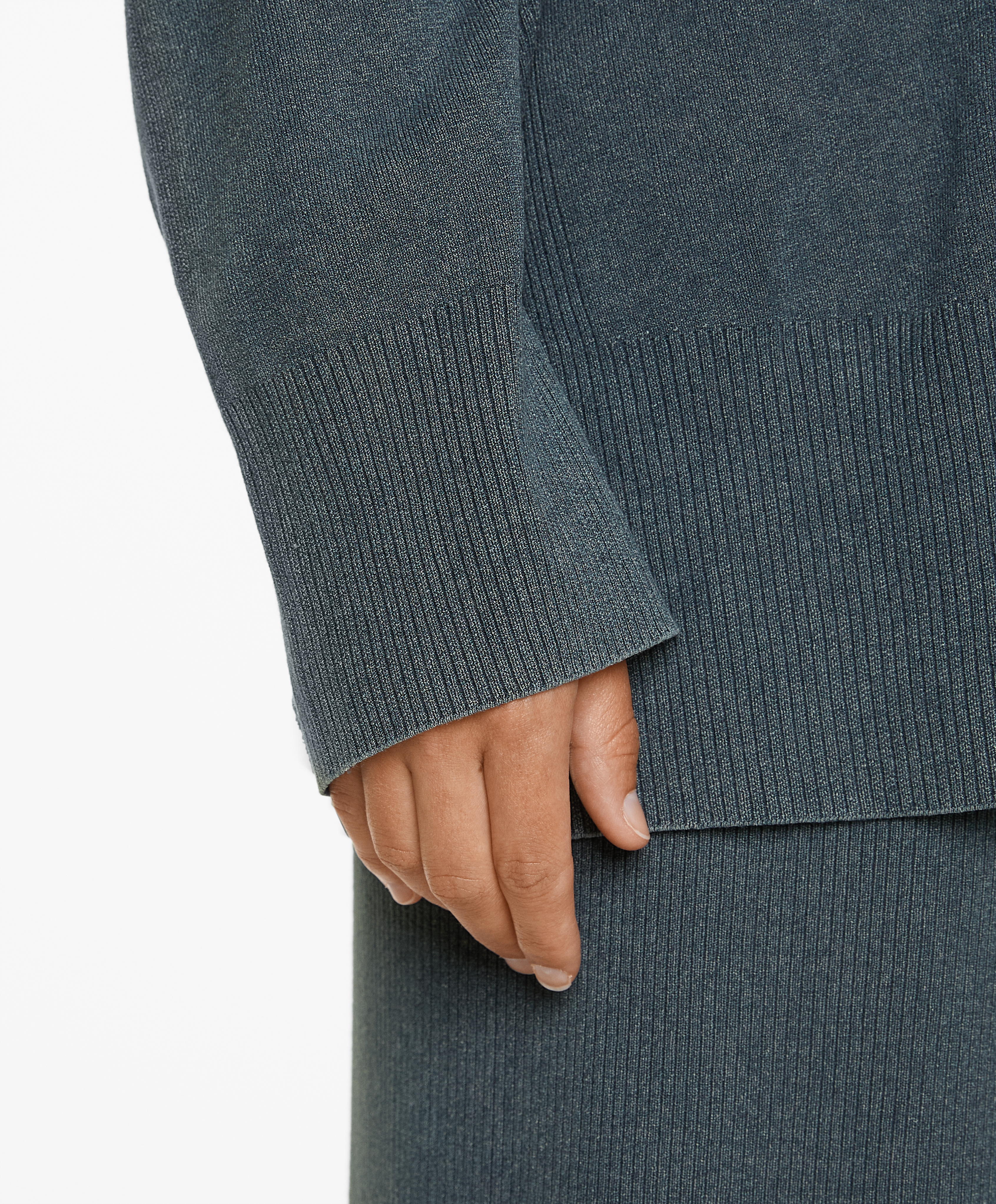 OYSHO Hooded knit sweatshirt