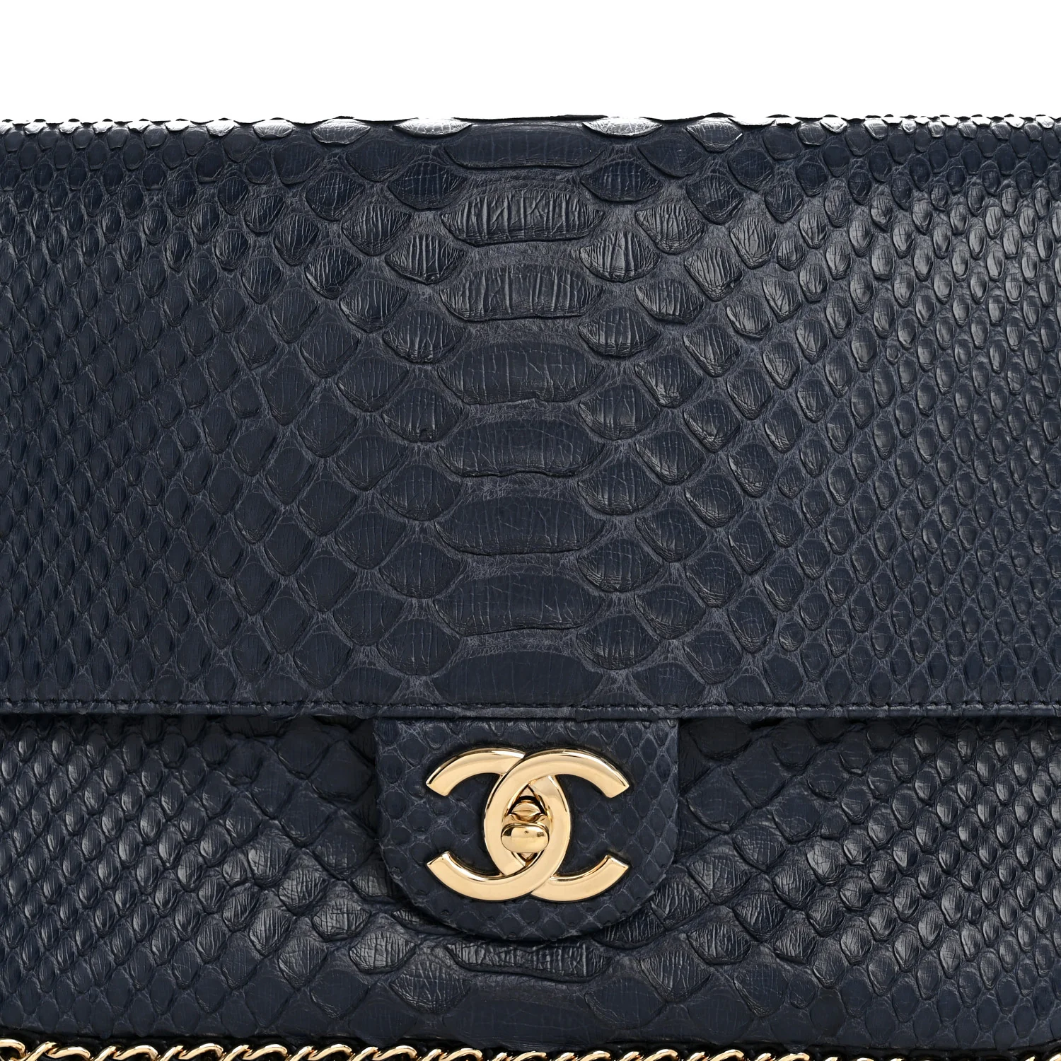 Snakeskin CC Unchained Clutch Navy - Top Club