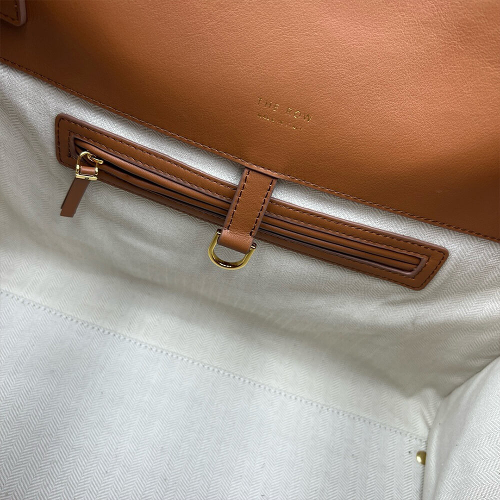 THE ROW  Soft Margaux 15 leather bag(High-end Grade) - Top Club