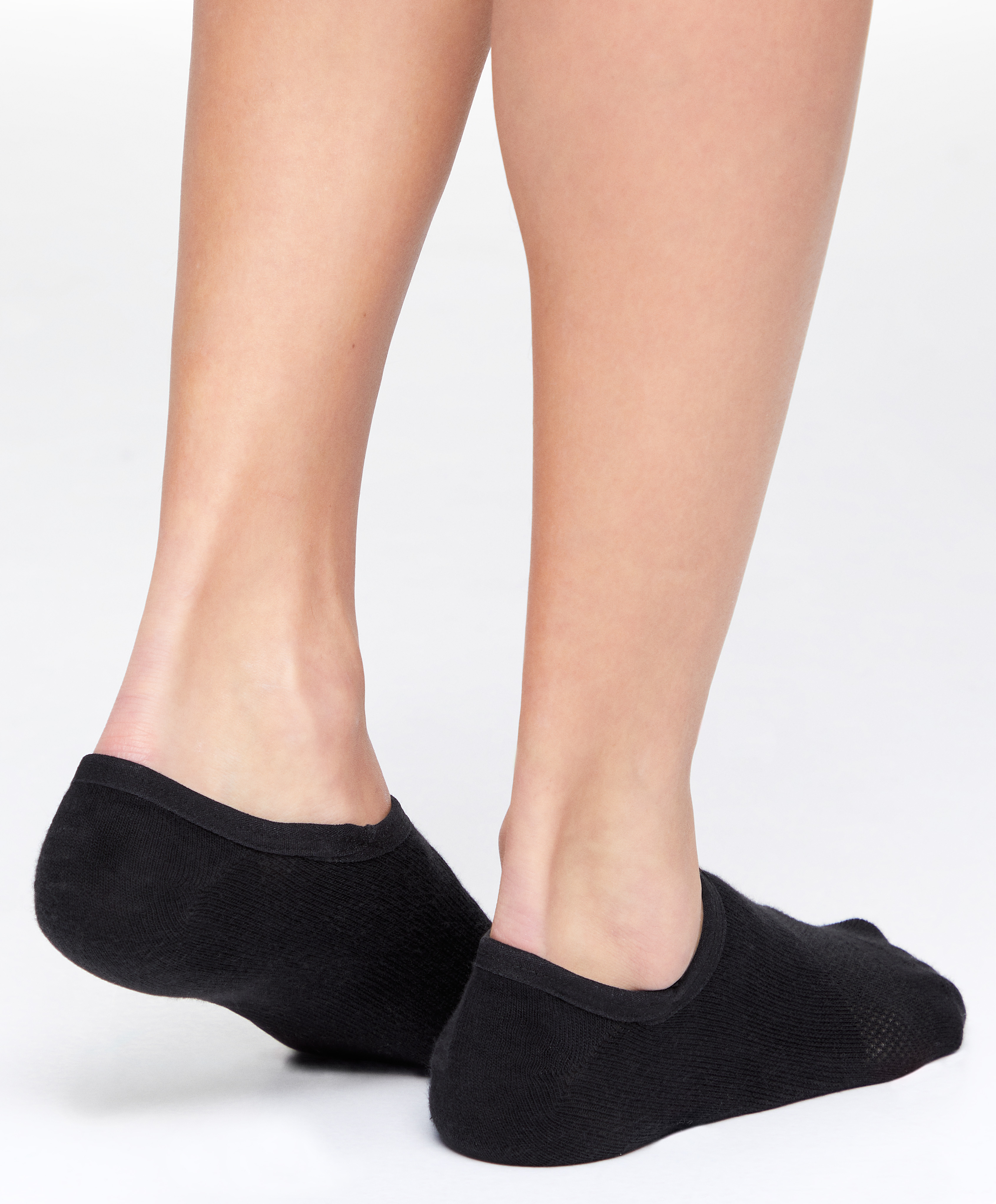 OYSHO 3 pairs of high-cut cotton blend invisible sports socks