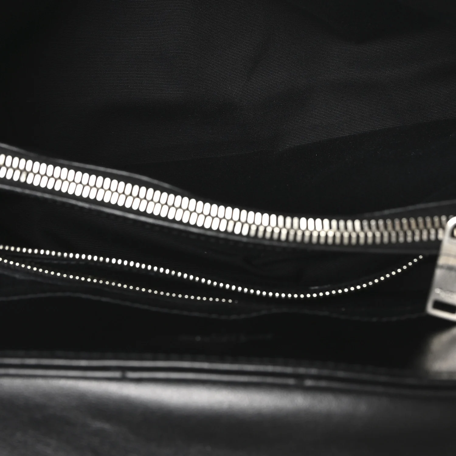 Calfskin Y Quilted Monogram Medium Loulou Chain Satchel Black - Top Club