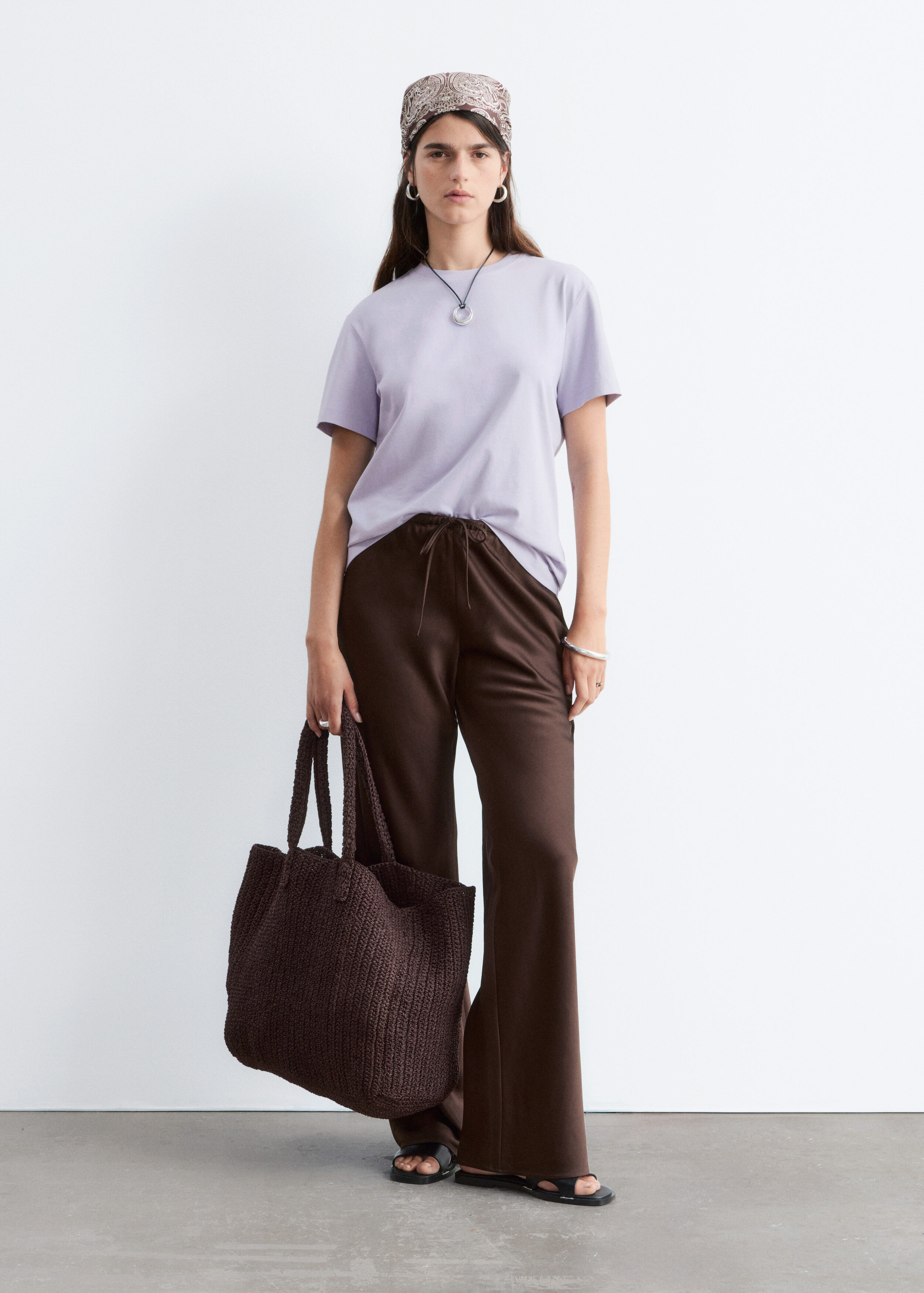 & Other Stories COTTON CREW-NECK T-SHIRT