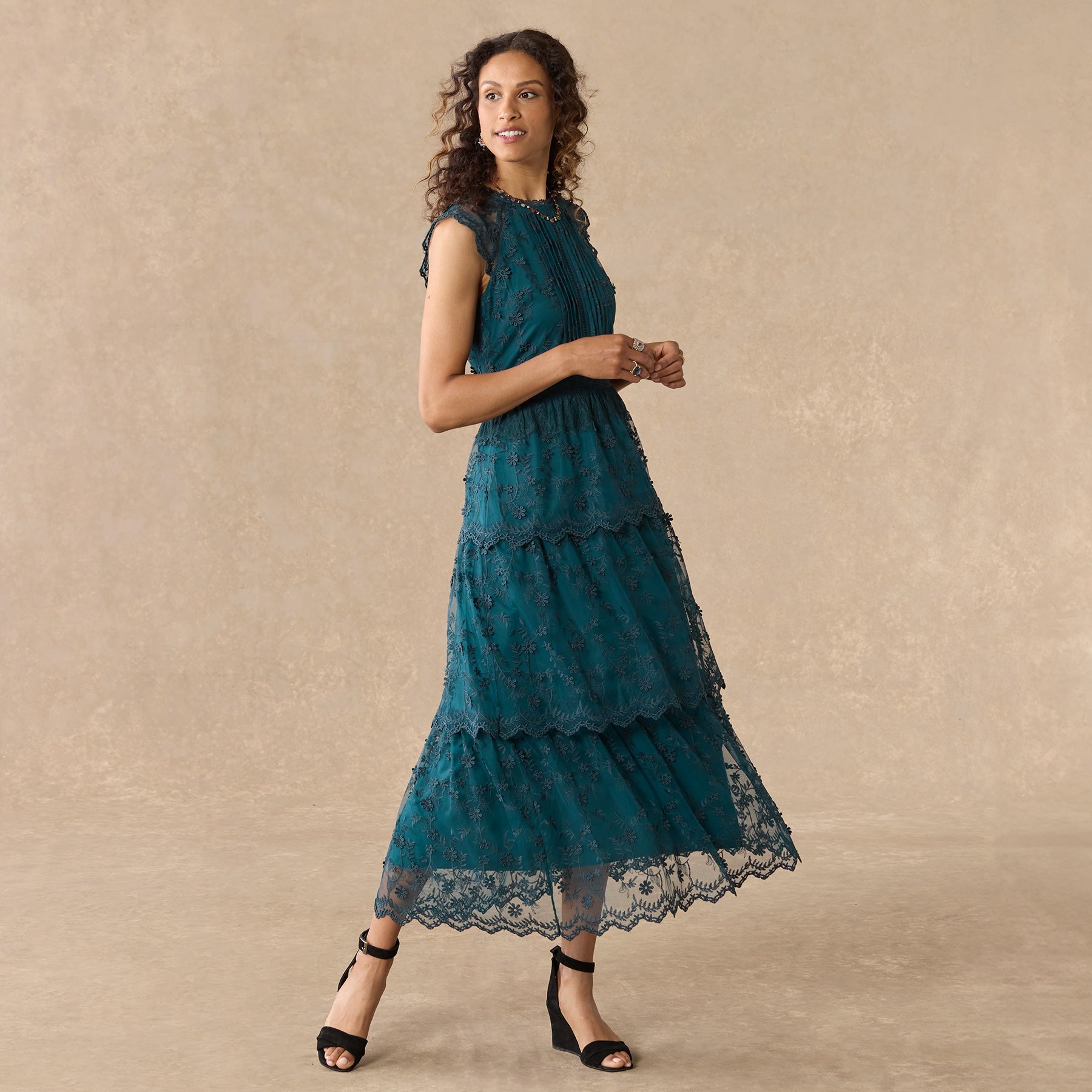 Loren Lace Dress, Petite - Sundance Living