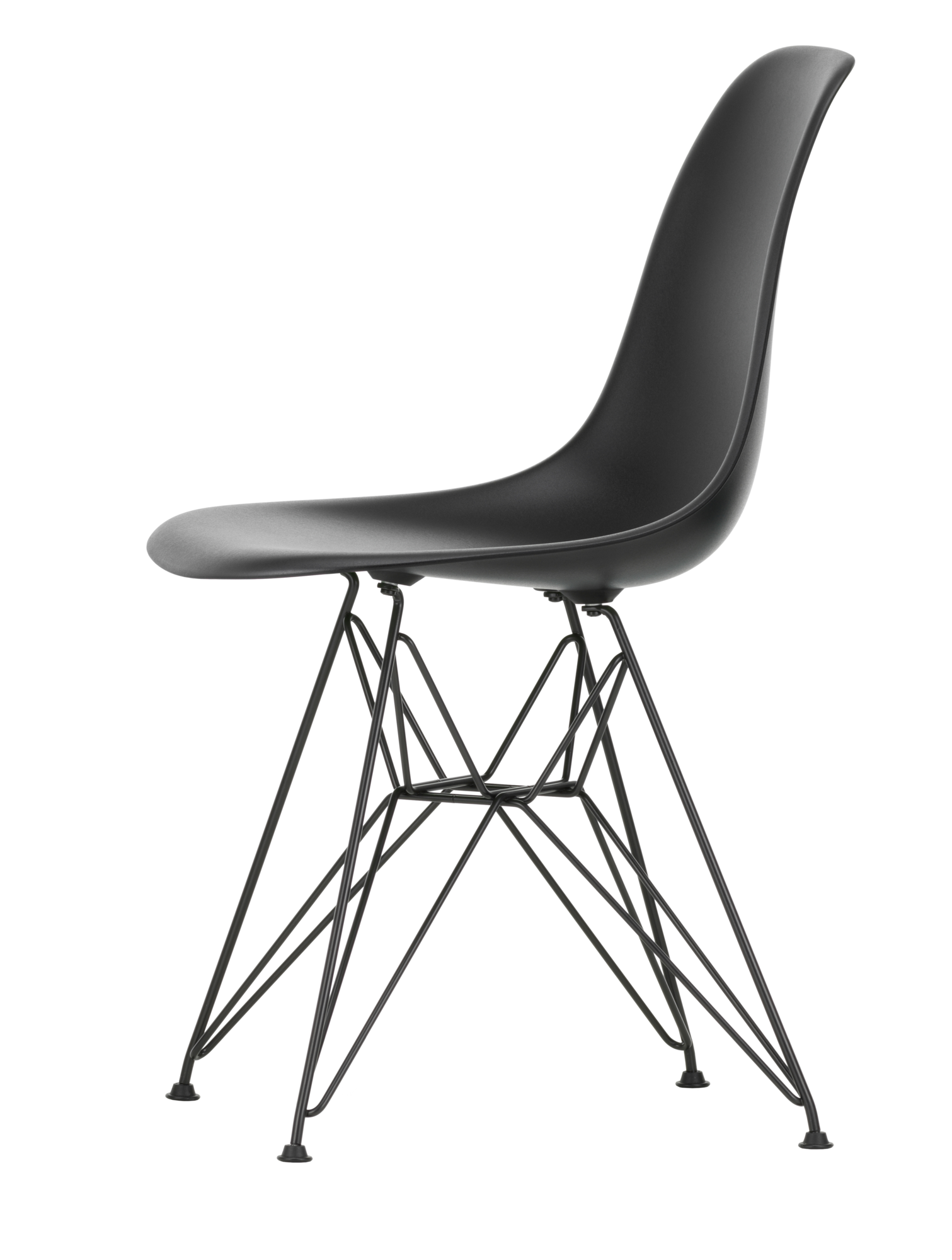 Eetkamerstoel DSR basic dark onderstel deep black
