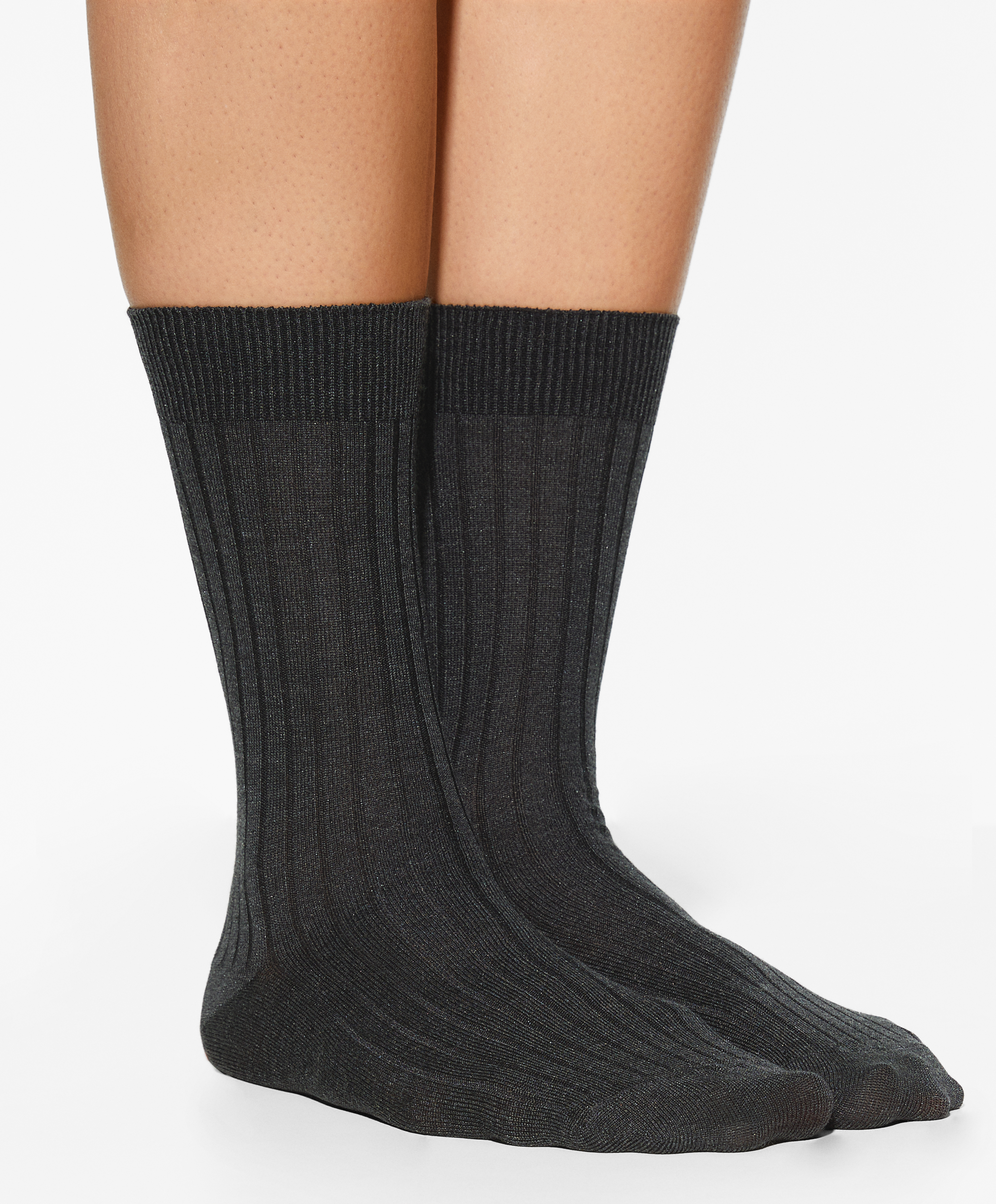 OYSHO Rib silk classic socks