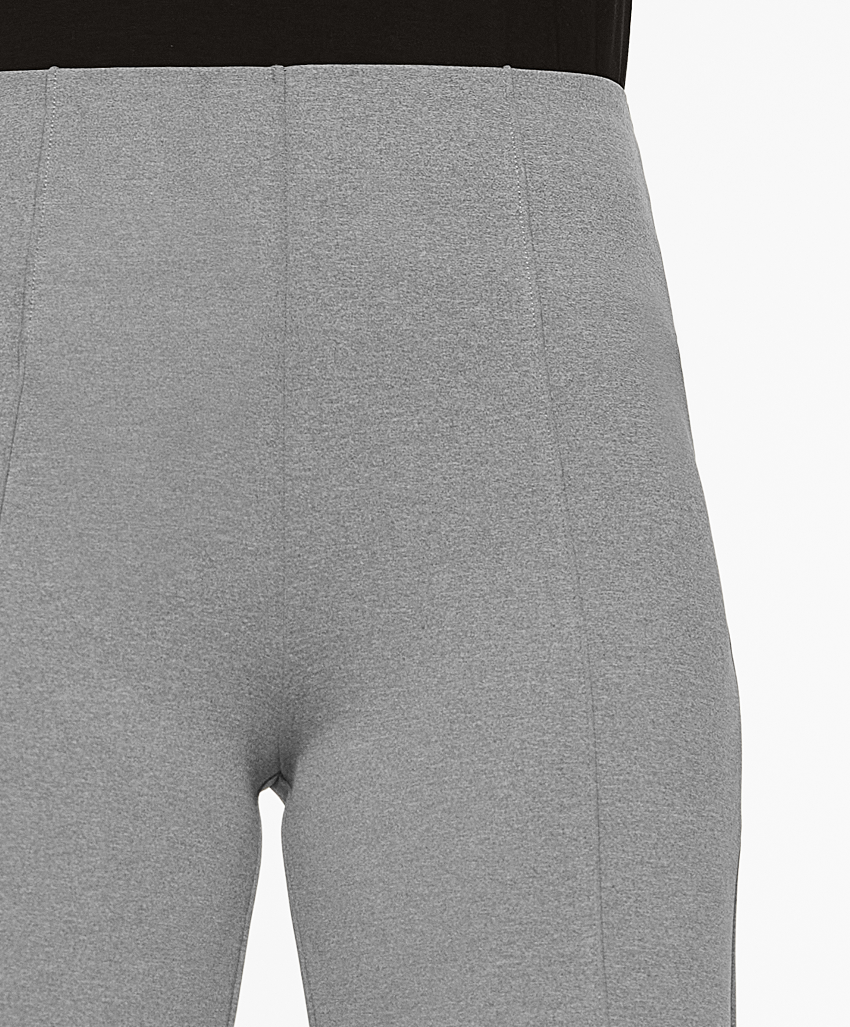 OYSHO Neoprene-effect straight-leg trousers with crease