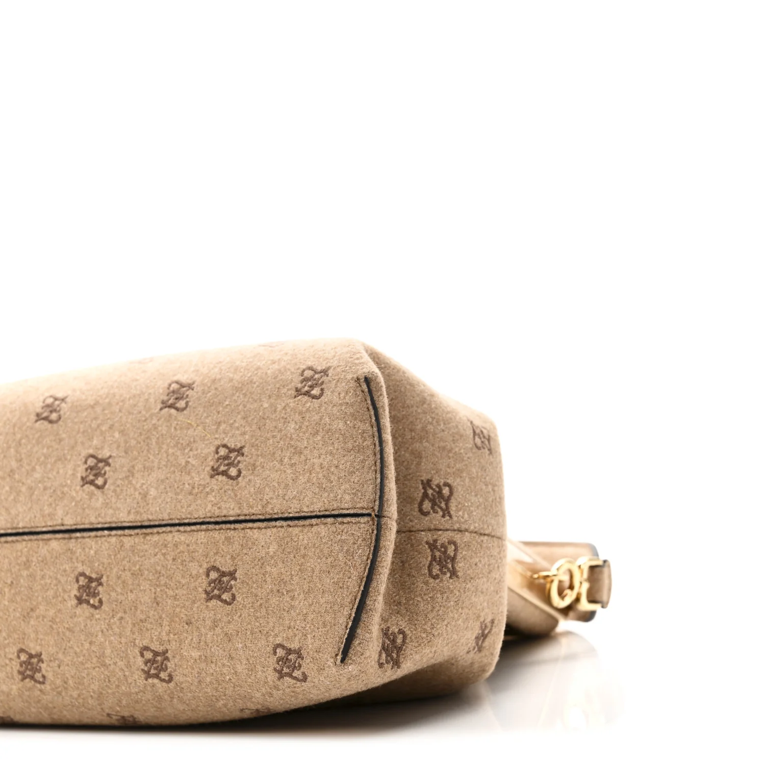 Flannel Karligraphy Embroidered Medium Fendi First Camel - Top Club