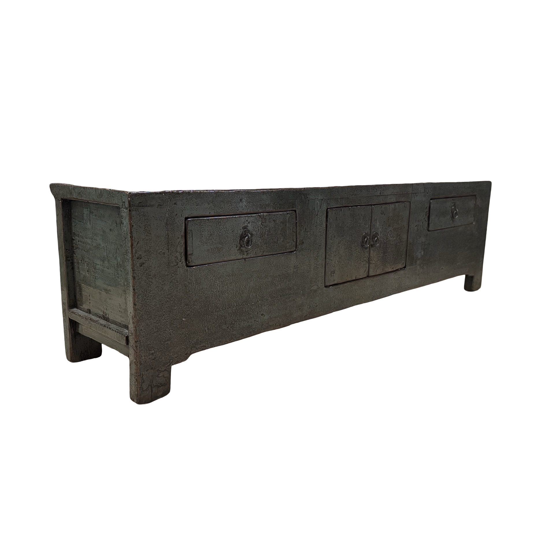 Dressoir donkergroen 2deur 2la uniek