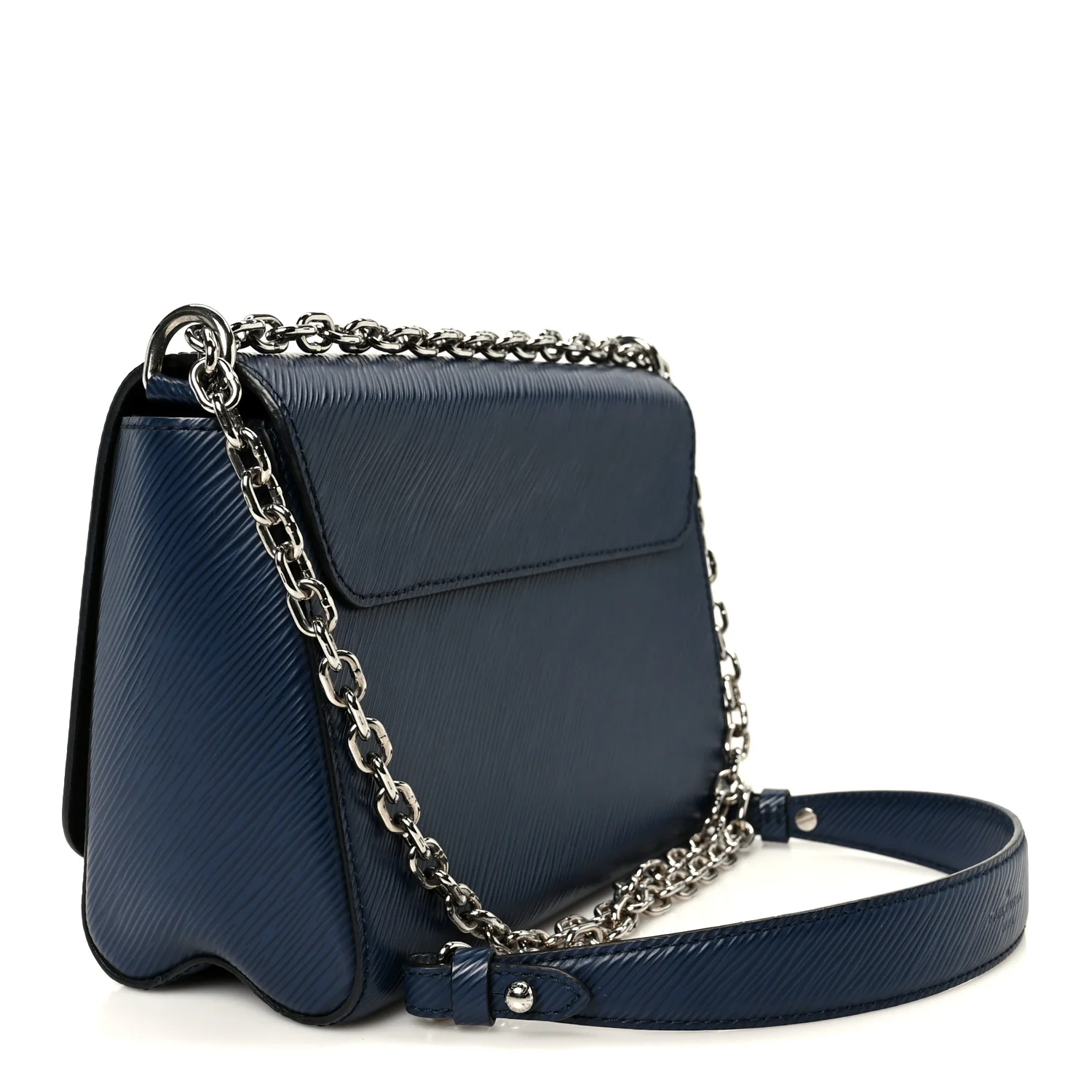 Epi Twist Shoulder Bag MM Navy - Top Club
