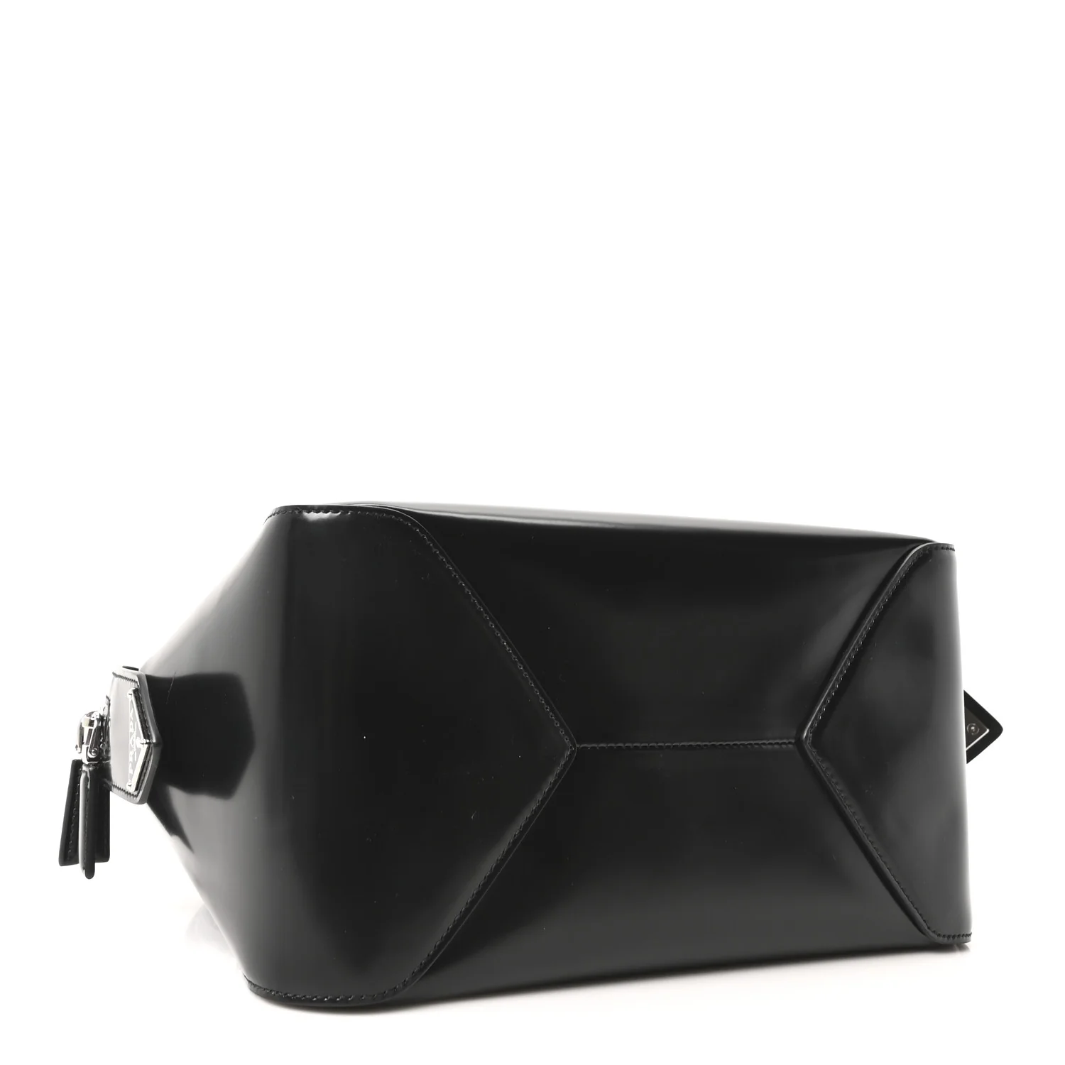 Spazzolato Small Supernova Handbag Black - Top Club
