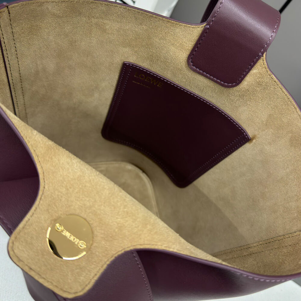 LOEWE Medium Pebble bucket in smooth calfskin(high-end grade) - Top Club