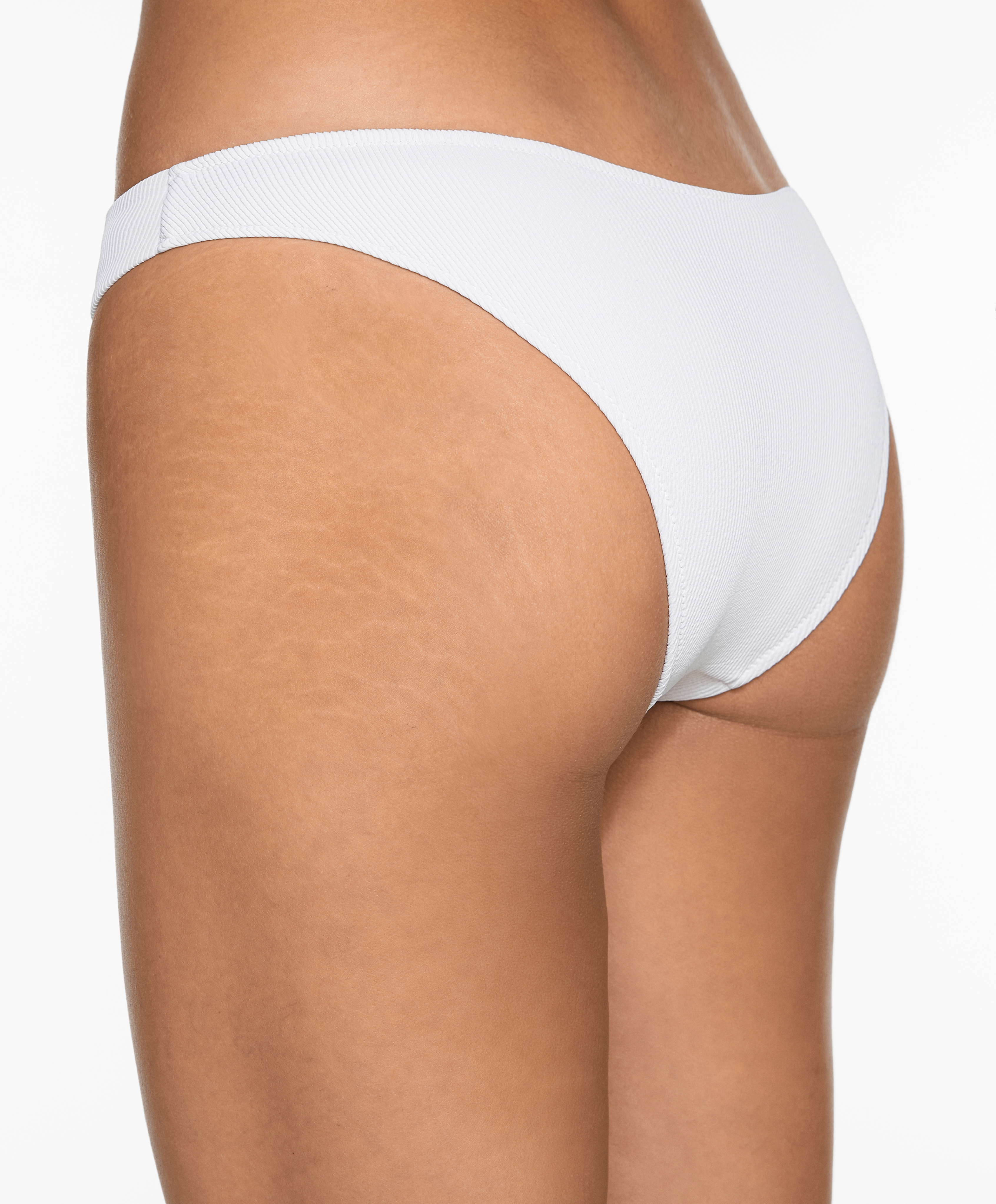 OYSHO Medium-coverage U-cut rib bikini briefs