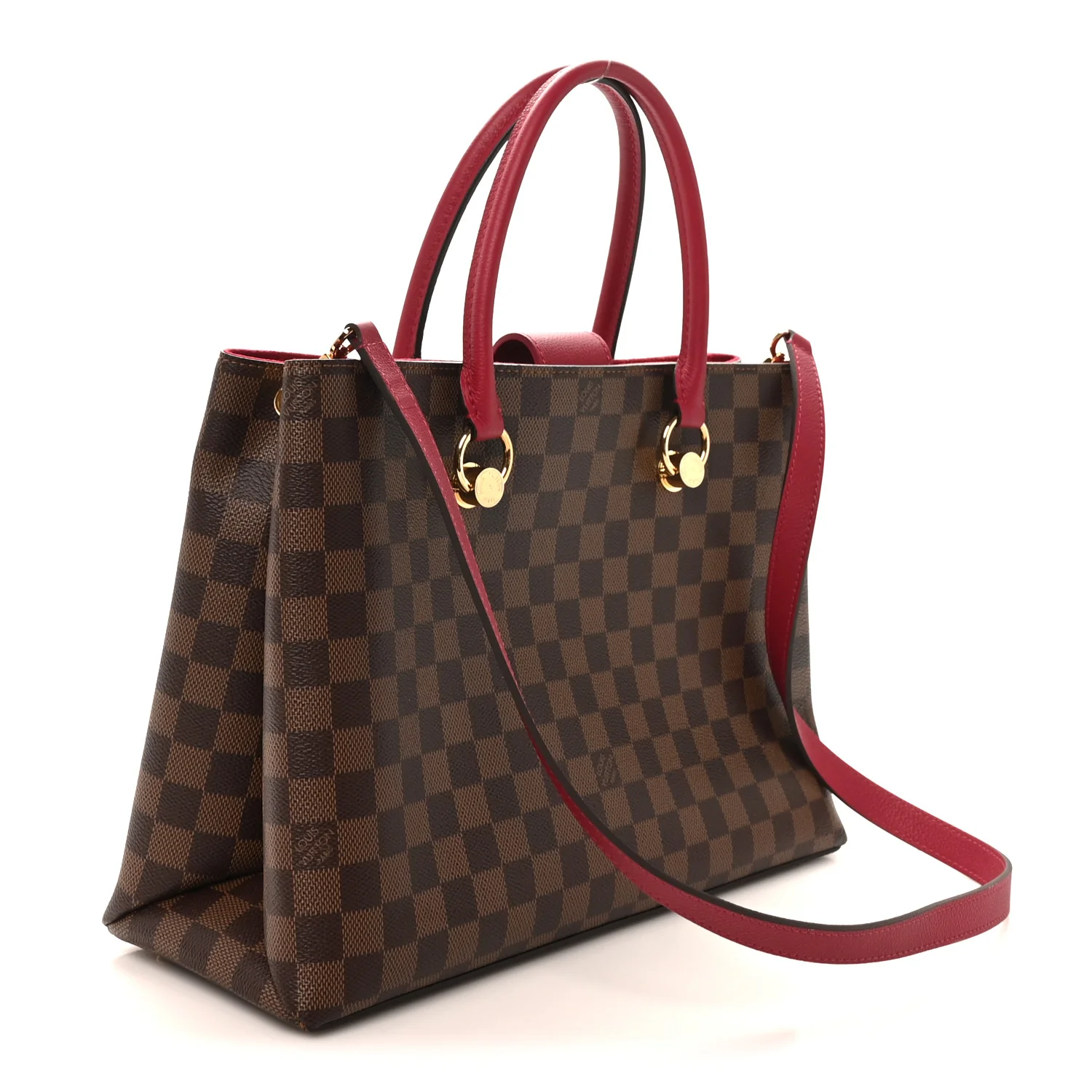Damier Ebene LV Riverside Lie De Vin - Top Club