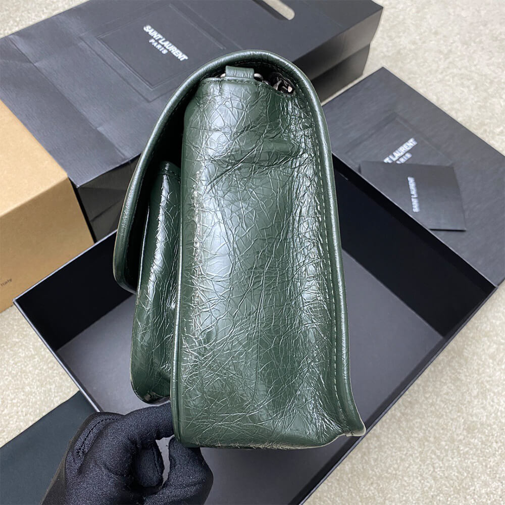 YSL NIKI MEDIUM IN CRINKLED VINTAGE LEATHER(HIGH-END GRADE) - Top Club