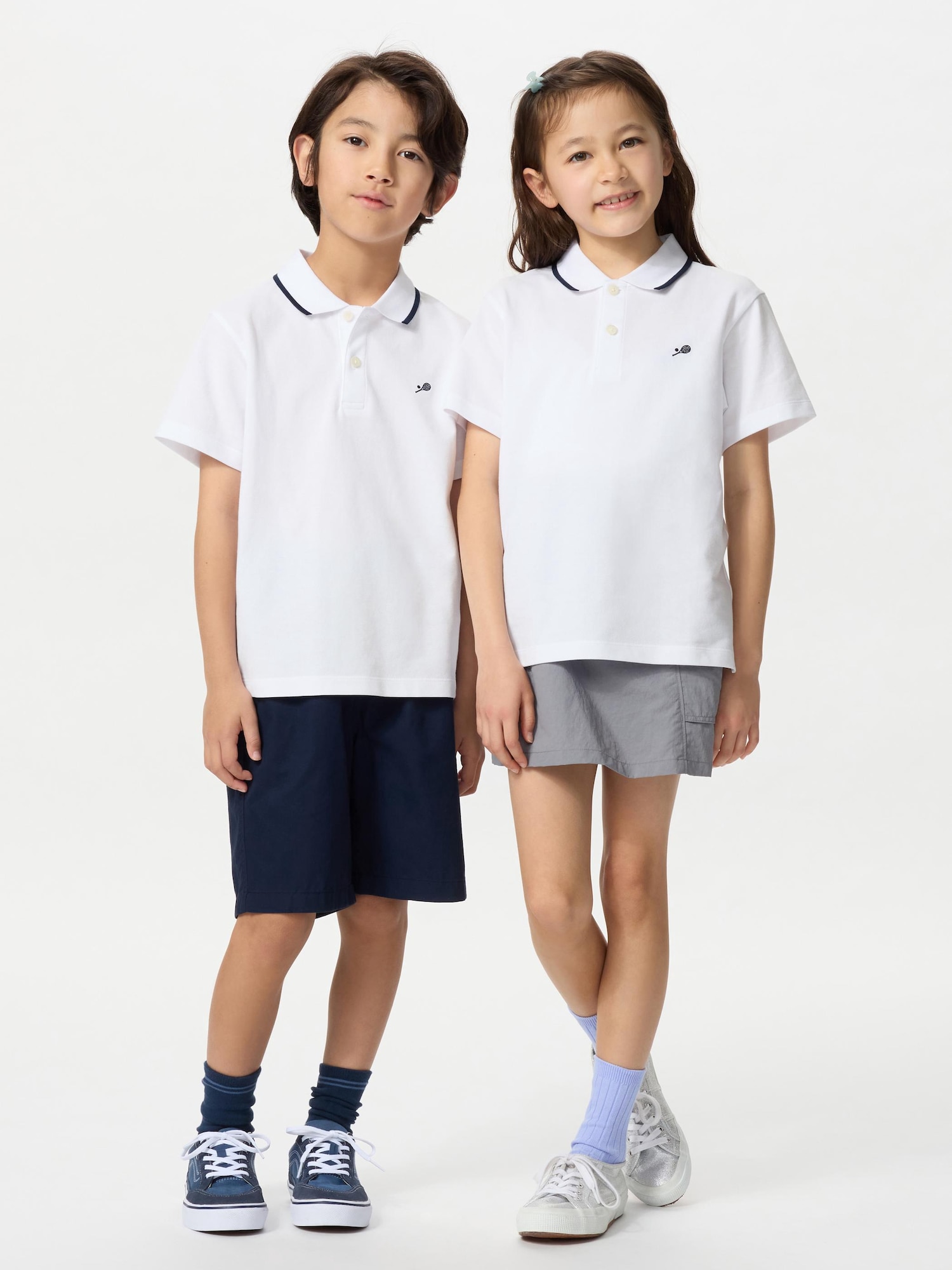 KIDS Dry Pique Short Sleeve Polo Shirt