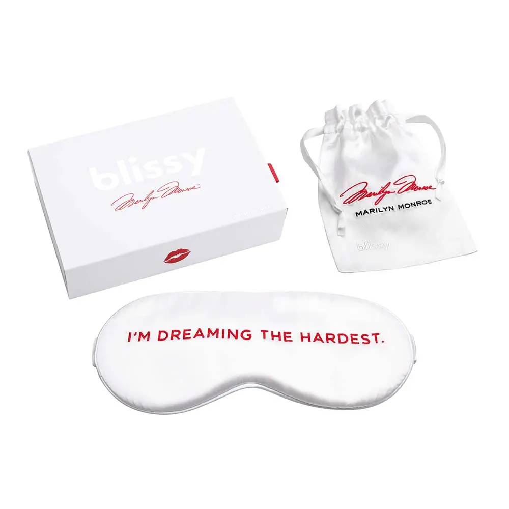Blissy Marilyn Monroe™ Silk Pillowcase – 100% Mulberry Silk – Improve Hair, Skin & Health While You Sleep