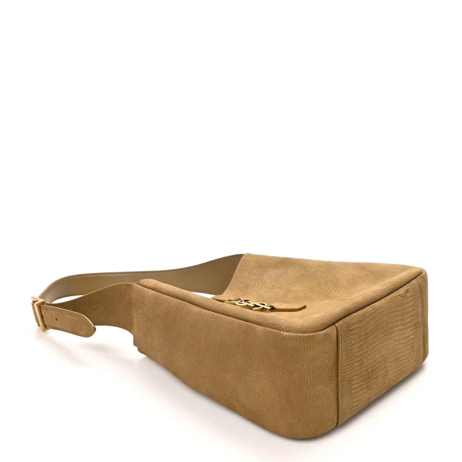 Suede Lizard Embossed Small Le 5 A 7 Soft Hobo Dark Pistachio - Top Club