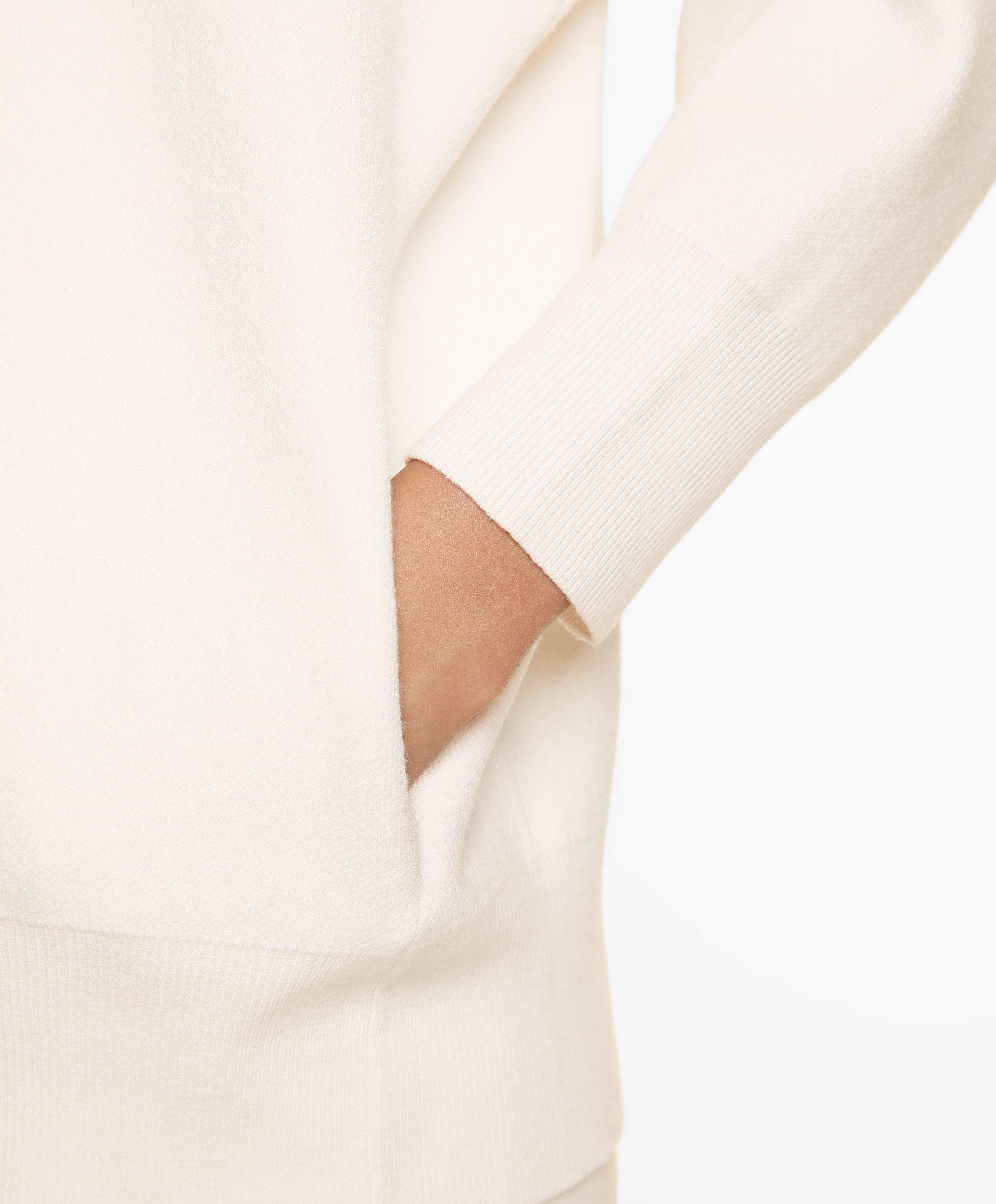 OYSHO Zip-up knit cardigan
