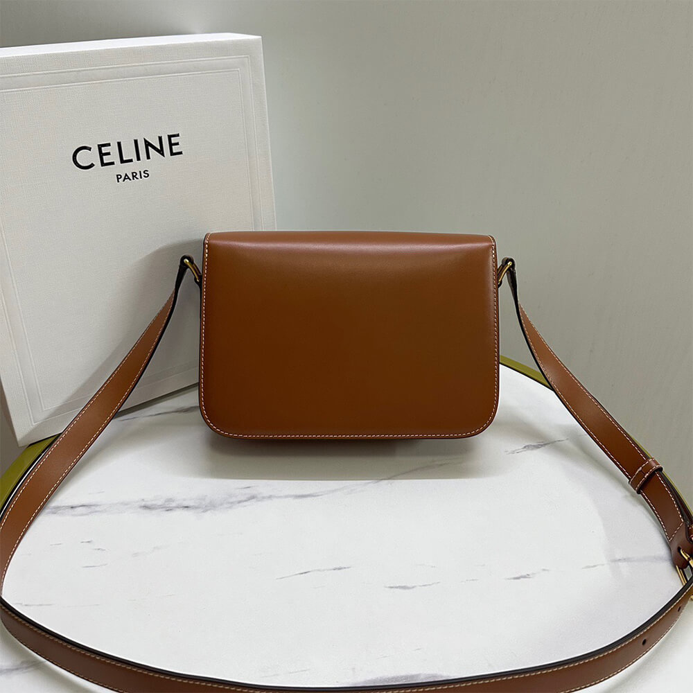 CELINE CLASSIQUE TRIOMPHE BAG in shiny calfskin(HIGH-END GRADE) - Top Club