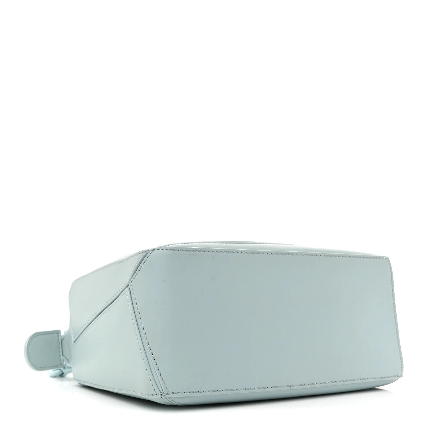 Grained Calfskin Small Puzzle Bag Aquamarine - Top Club