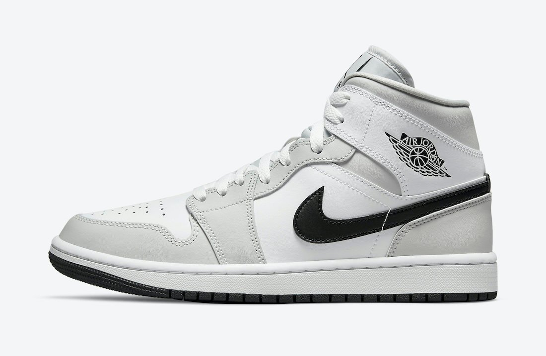 Wmns Air Jordan 1 Mid  Light Smoke Grey  BQ6472-015 - Sneaker Replica Workshop