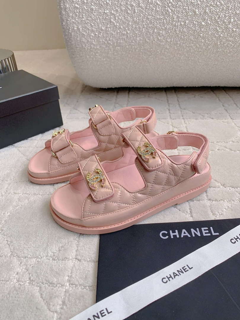 Chanel Women's Velcro Sandals Fashion Shoes C93429 - Sneaker Replica Workshop