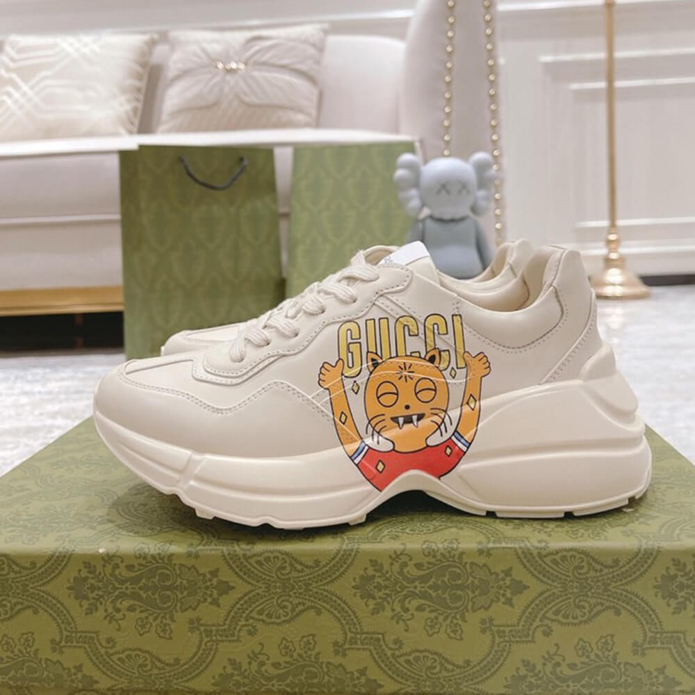 Rhyton sneaker with cat print - Top Club