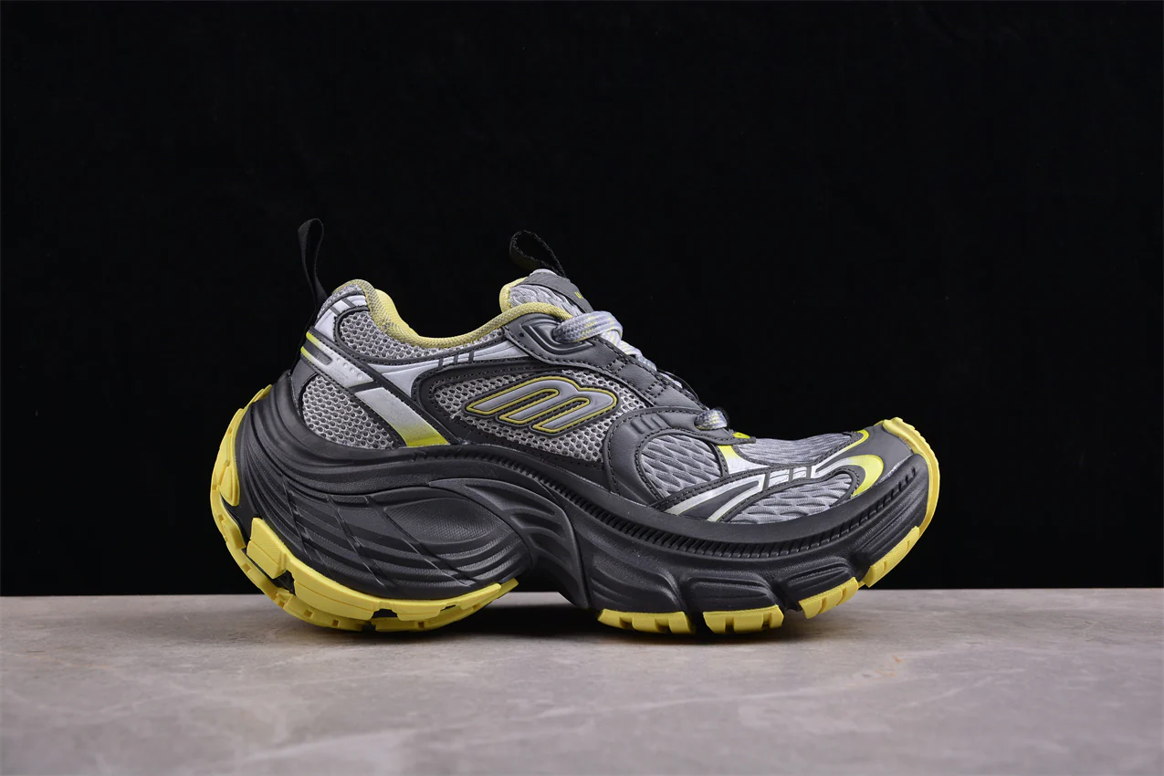 Balenciaga 10XL Sneakers in Grey/Fluorescent Yellow - Sneaker Replica Workshop